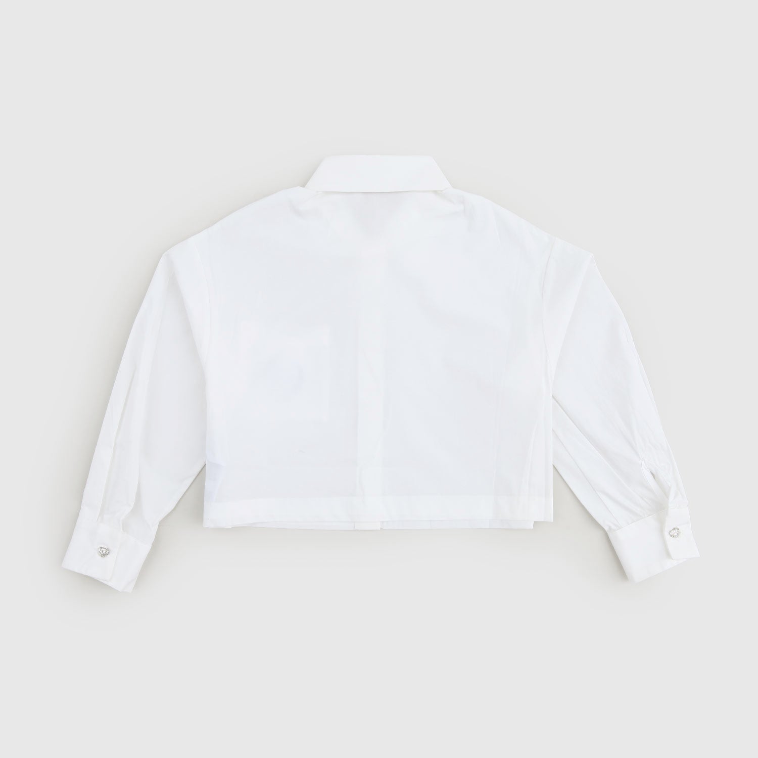 Camicia bianca in popeline con taschino - annameglio.com abbigliamento moda