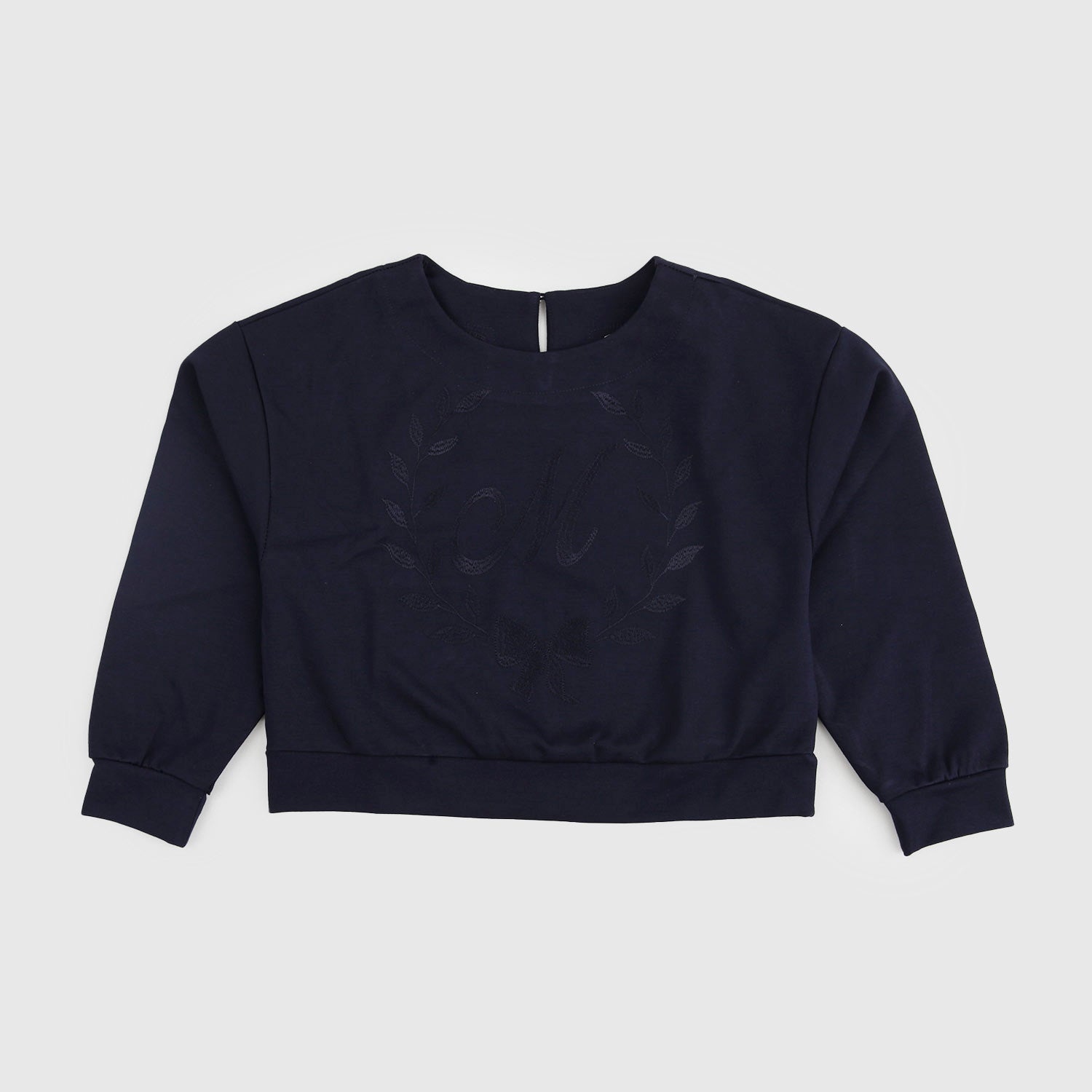 Felpa girocollo con stemma - annameglio.com abbigliamento moda