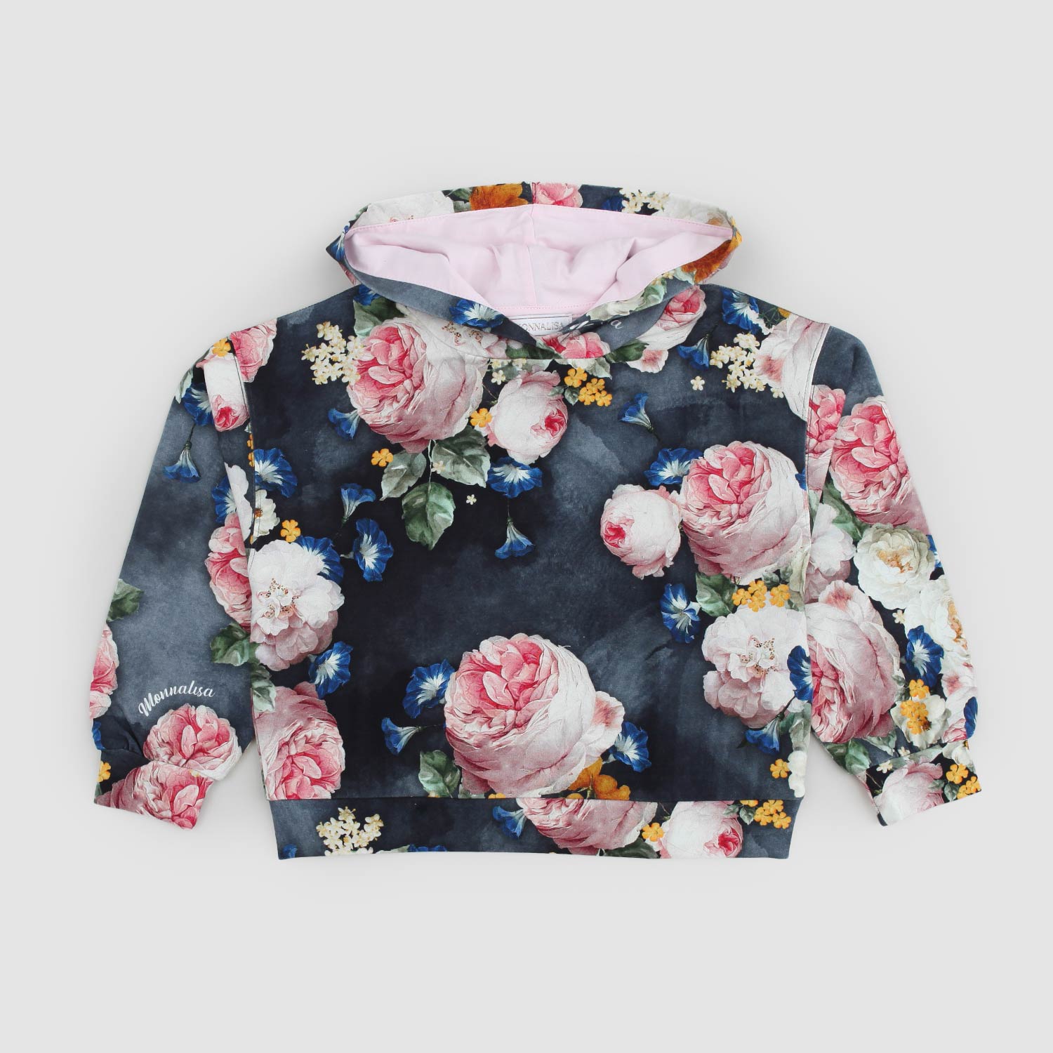 Felpa in cotone con fantasia floreale - annameglio.com abbigliamento moda