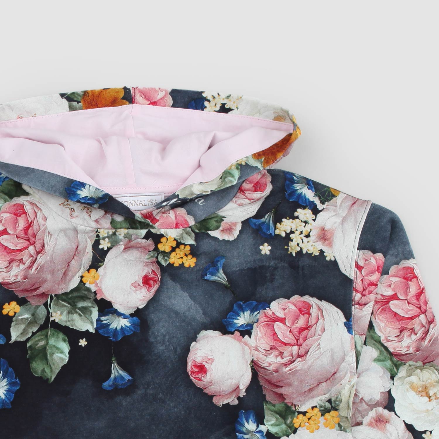 Felpa in cotone con fantasia floreale - annameglio.com abbigliamento moda