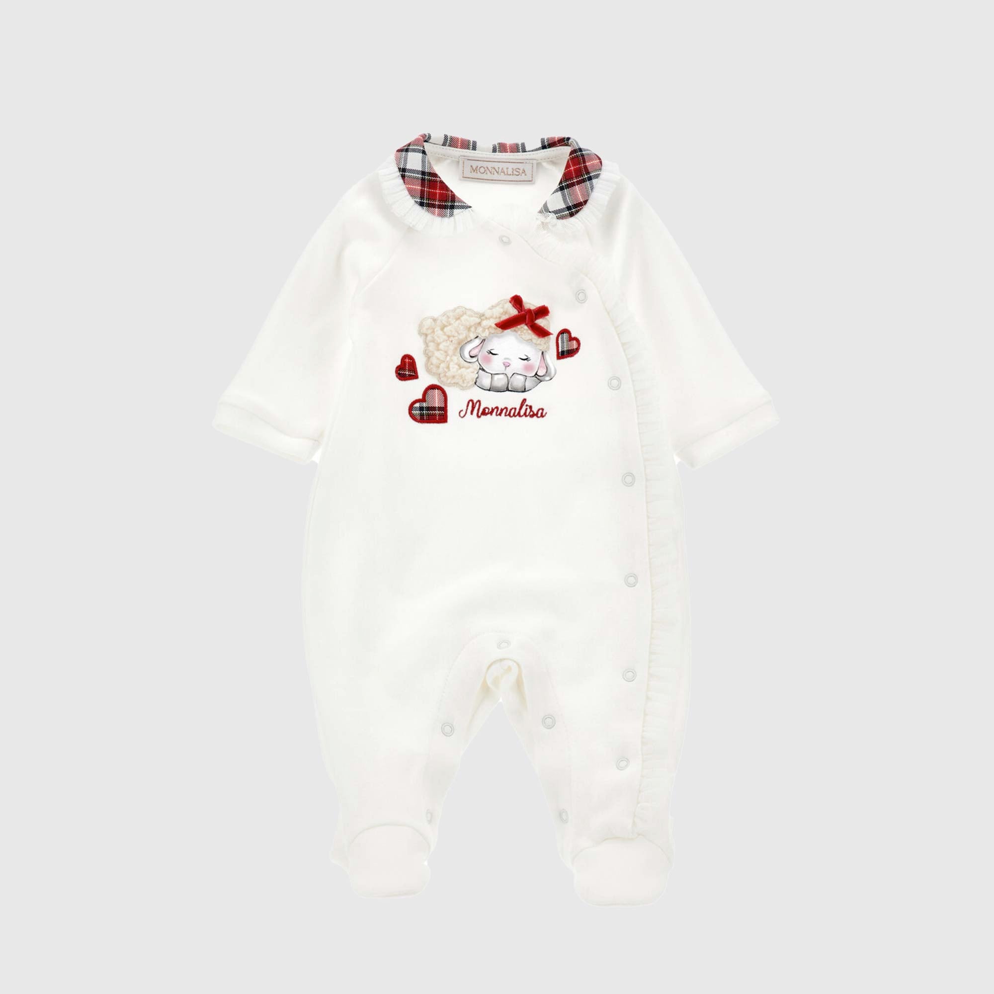 Tutina bianca firmata MONNALISA - annameglio.com abbigliamento moda