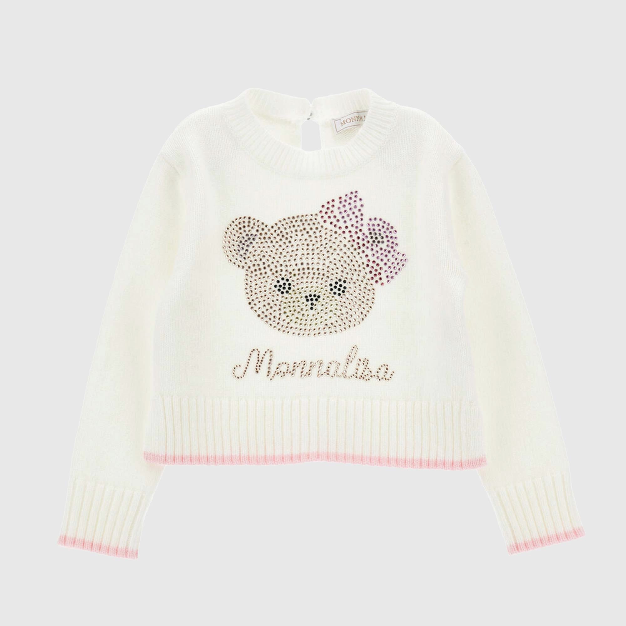 Maglioncino Latte firmato MONNALISA - annameglio.com abbigliamento moda