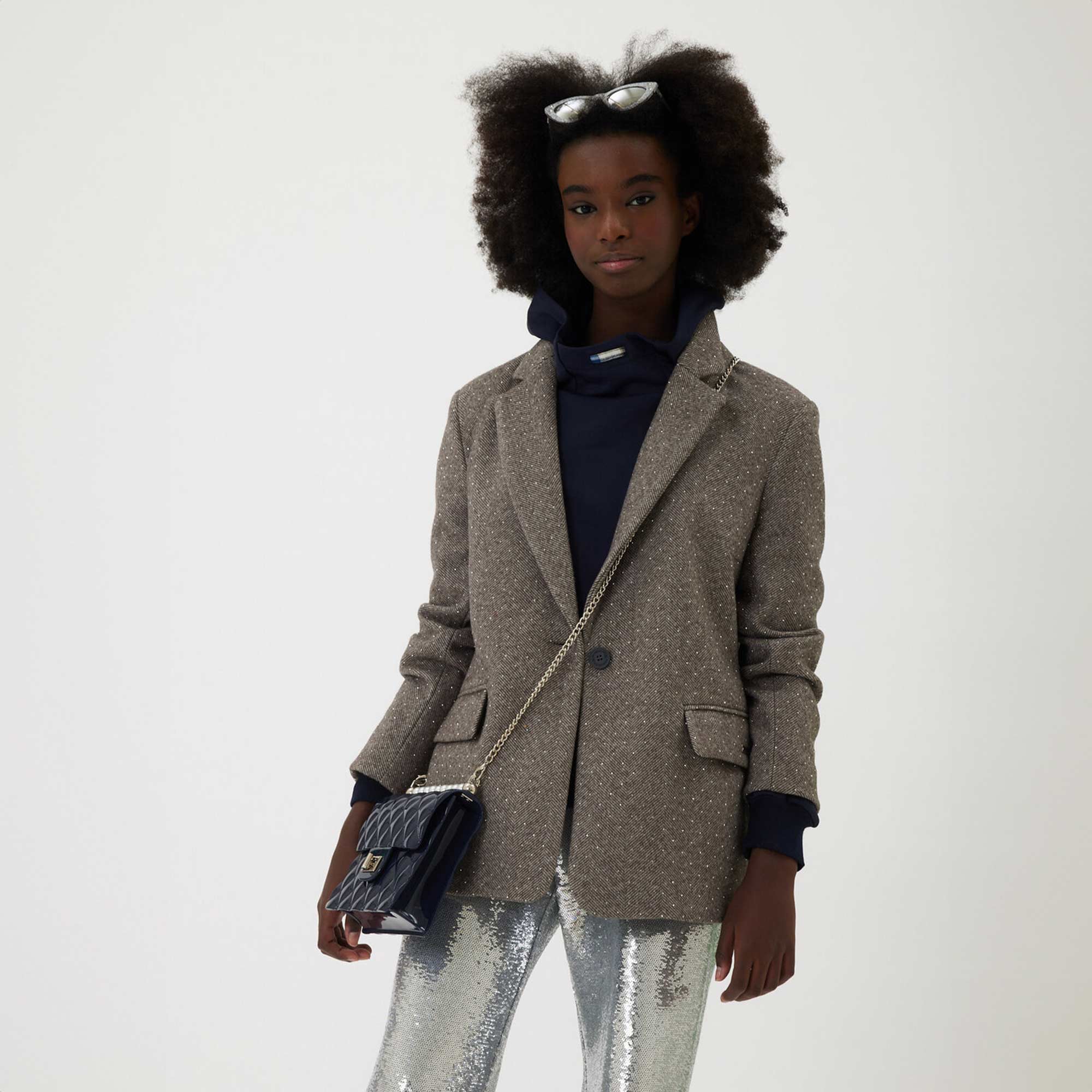 Giacca over Marrone firmata MONNALISA - annameglio.com abbigliamento moda