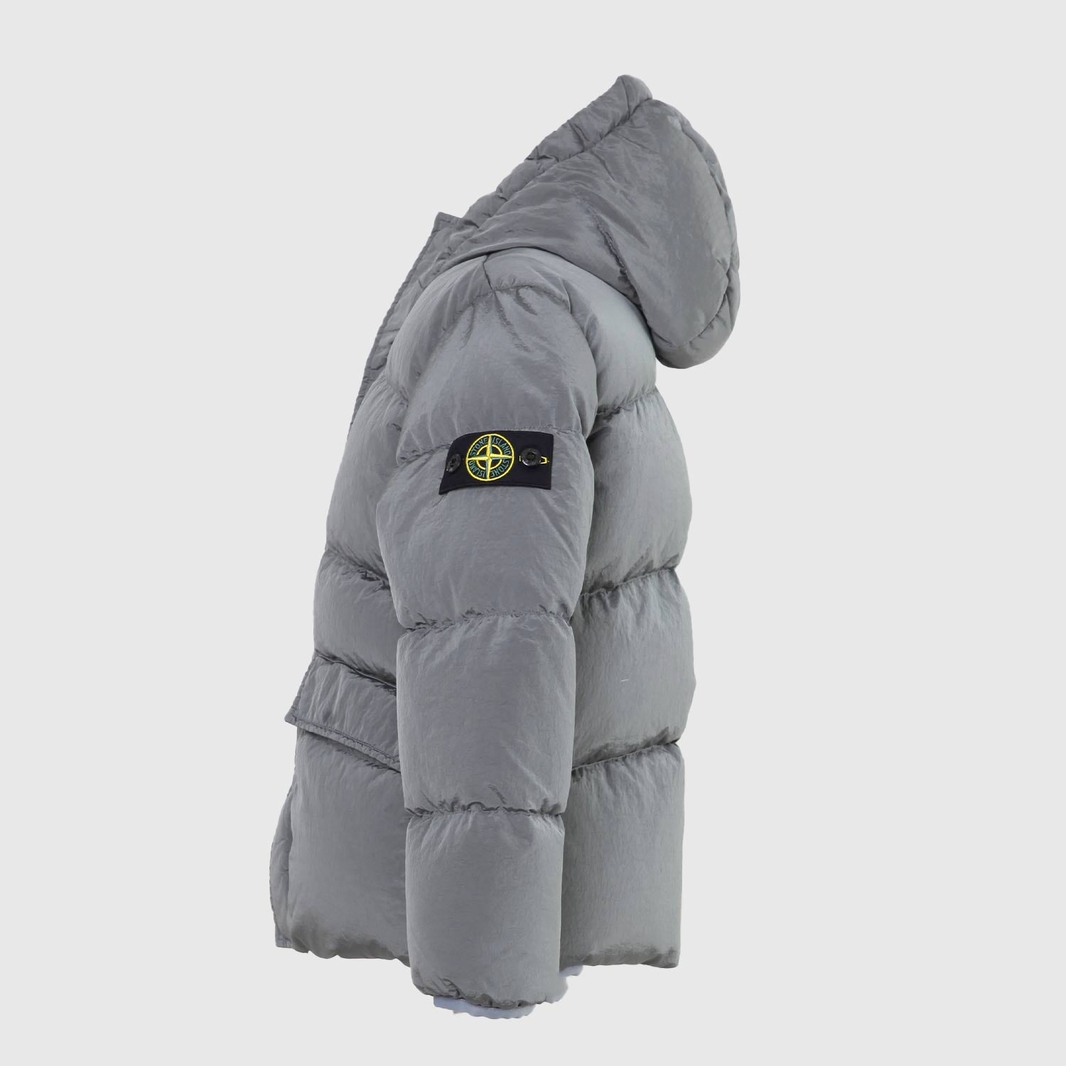 Piumino bomber grigio con logo - annameglio.com abbigliamento moda