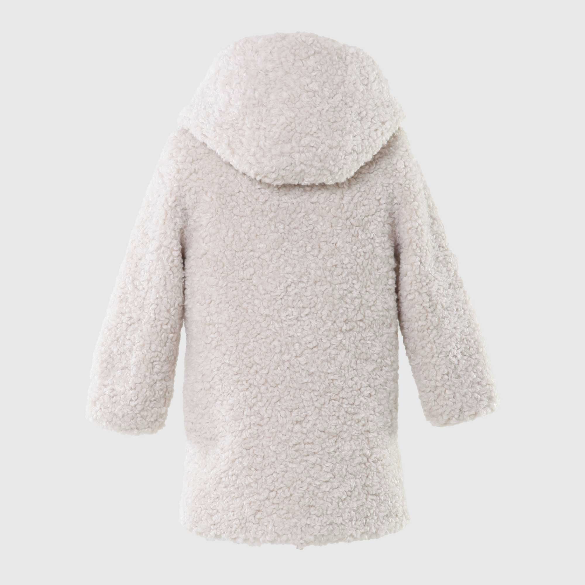 Cappotto lungo Chantilly in sherpa fleece - annameglio.com abbigliamento moda
