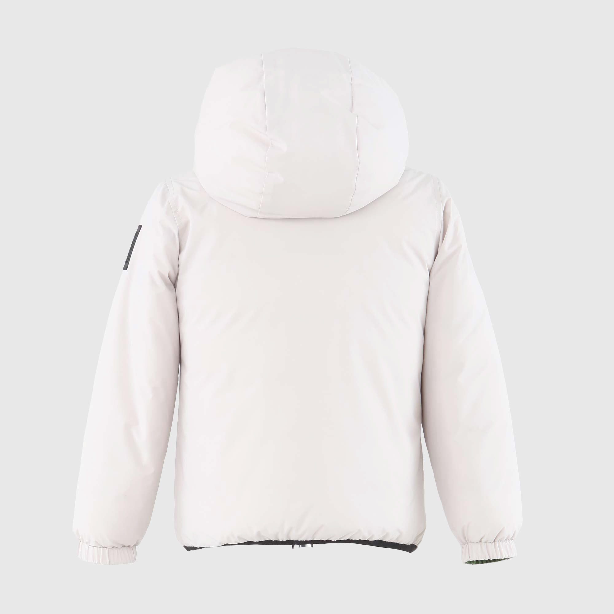 Giubbotto Imbottito Reversibile Bianco Verde - annameglio.com abbigliamento moda