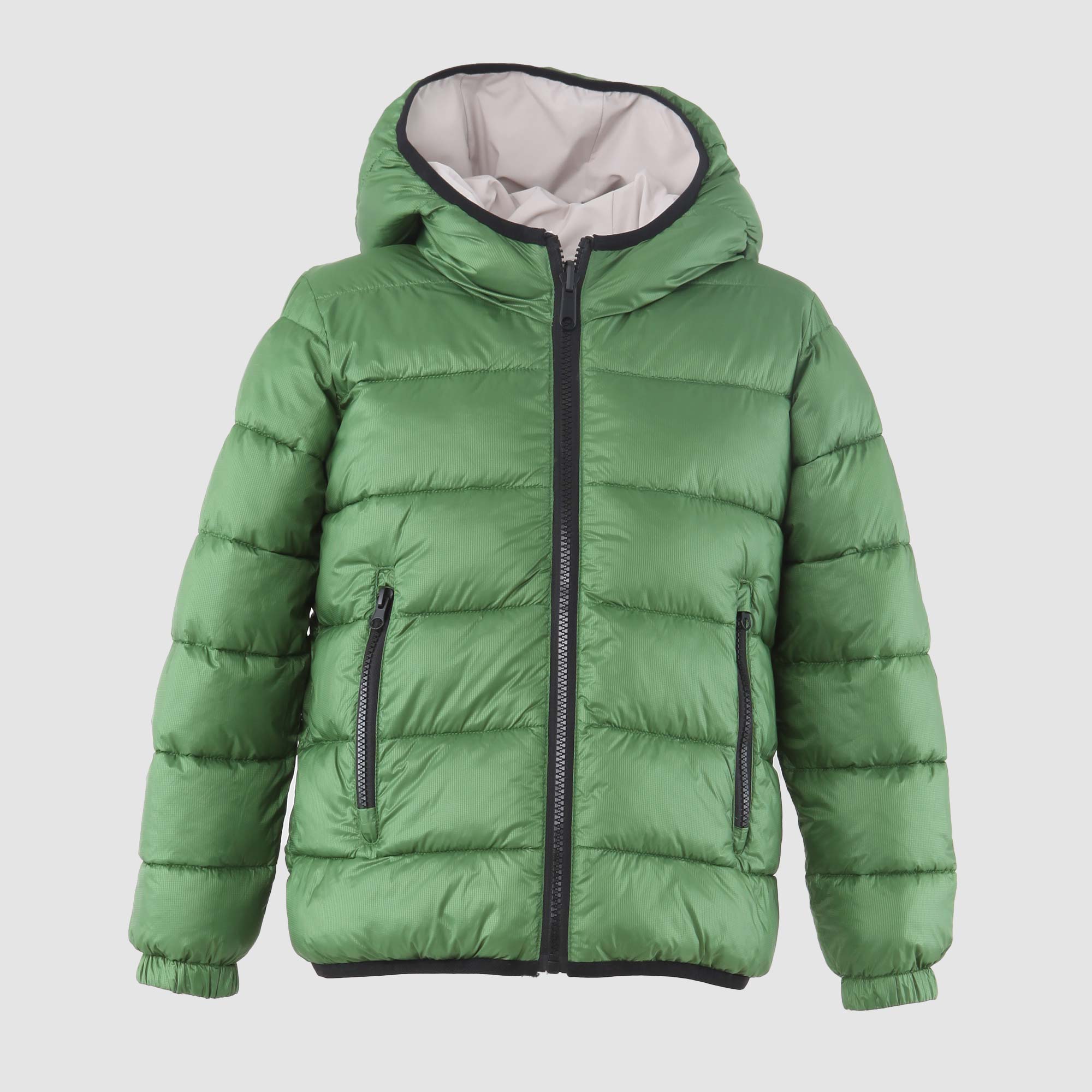 Giubbotto Imbottito Reversibile Bianco Verde - annameglio.com abbigliamento moda