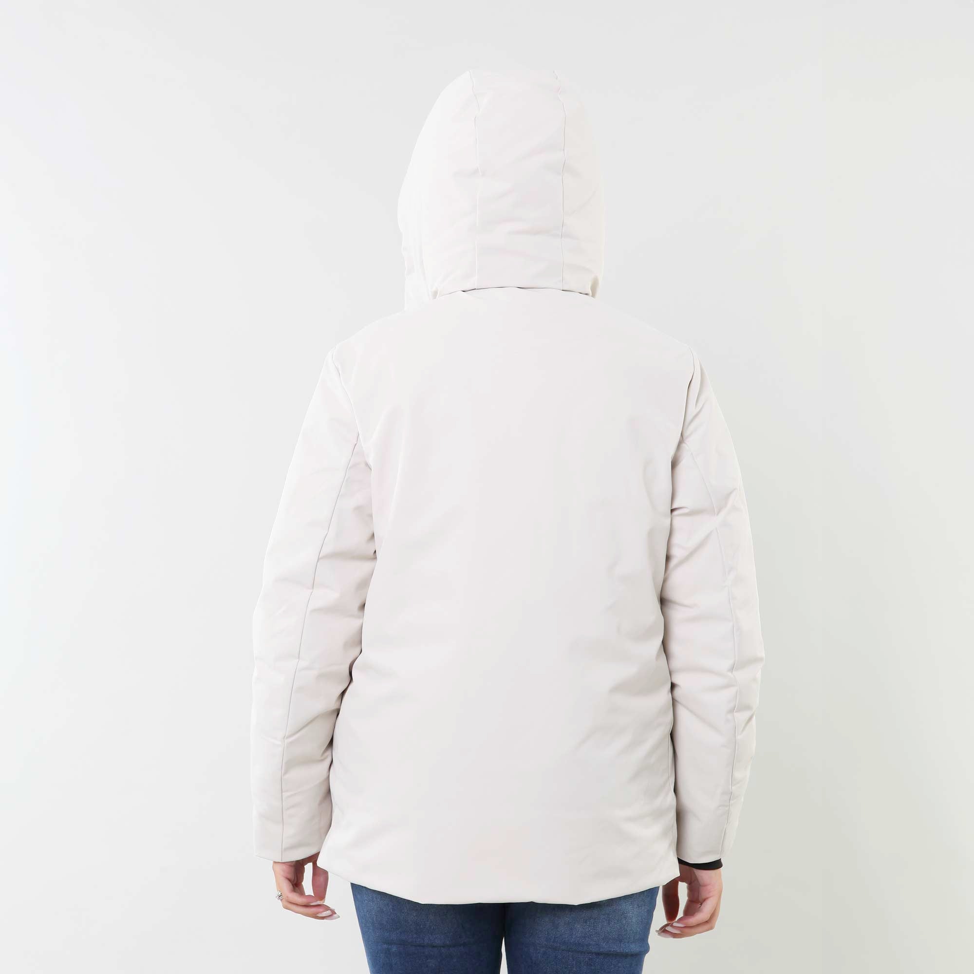 Giubbotto parka grigio crystal con cappuccio - annameglio.com abbigliamento moda