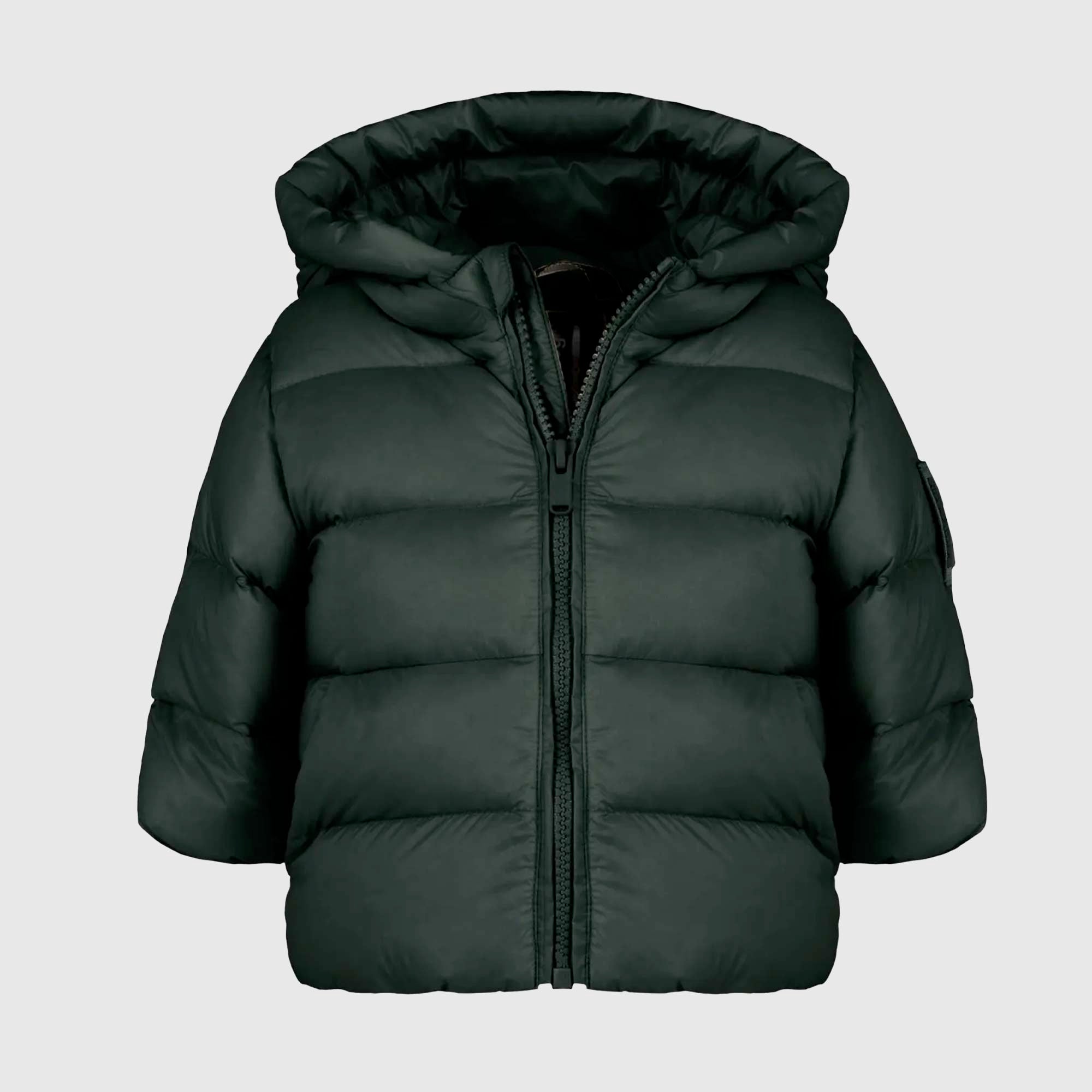 Piumino Verde Petrolio Firmato BOMBOOGIE - annameglio.com abbigliamento moda