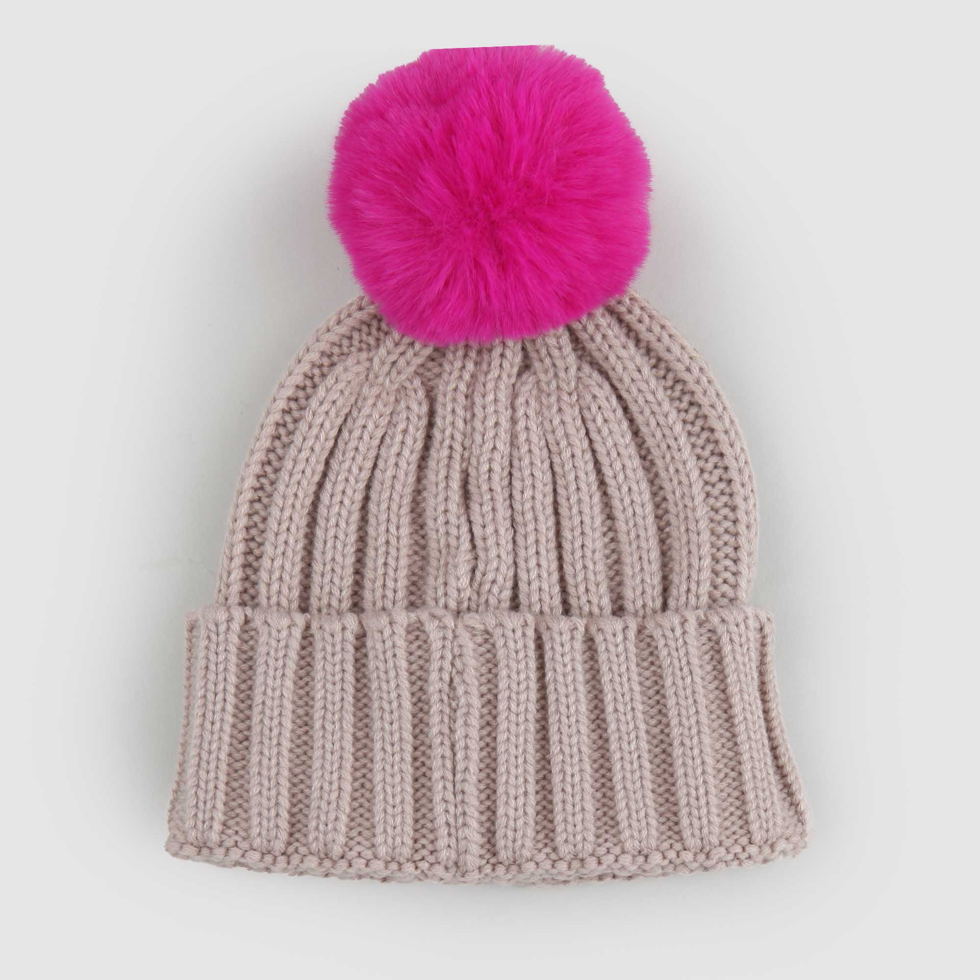 Cappello Bianco Con Pon Pon Bomboogie - annameglio.com abbigliamento moda