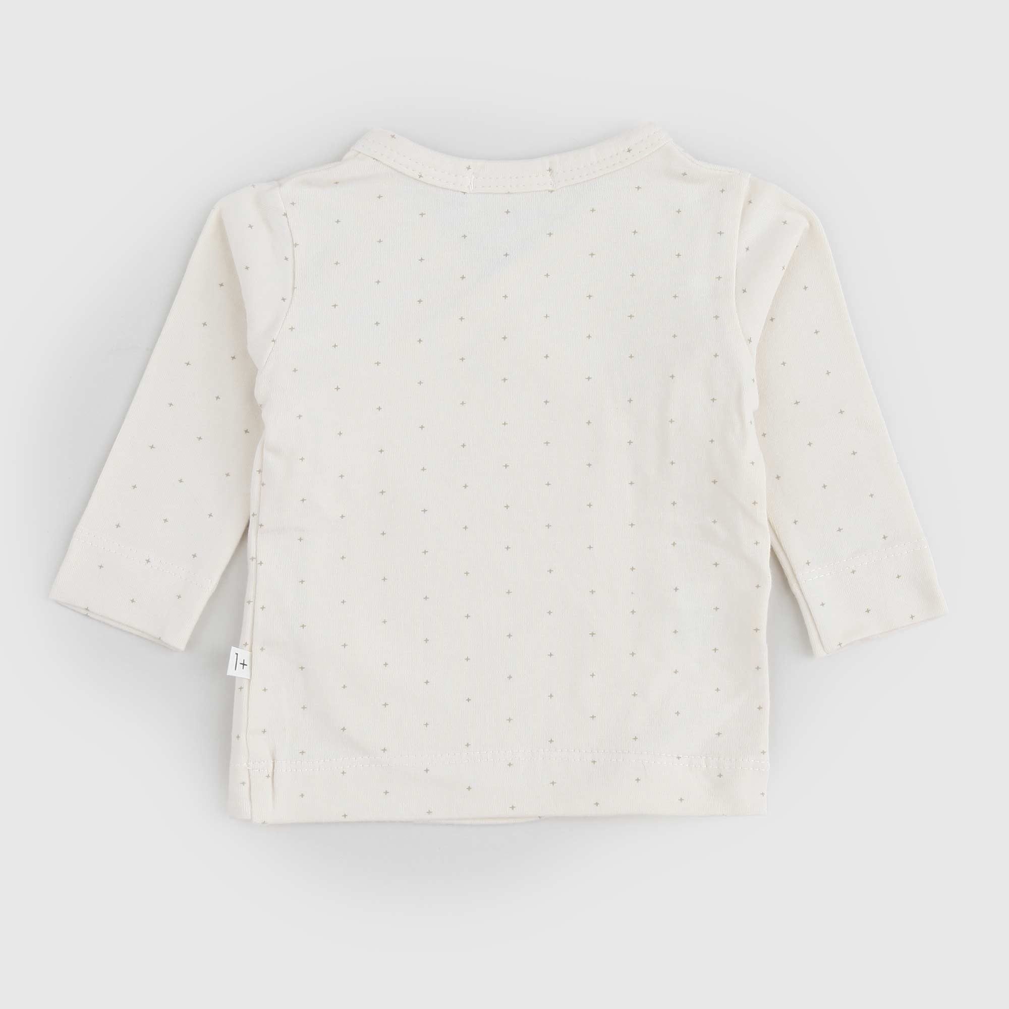 Cardigan LENA incrociato panna con microstelle - annameglio.com abbigliamento moda