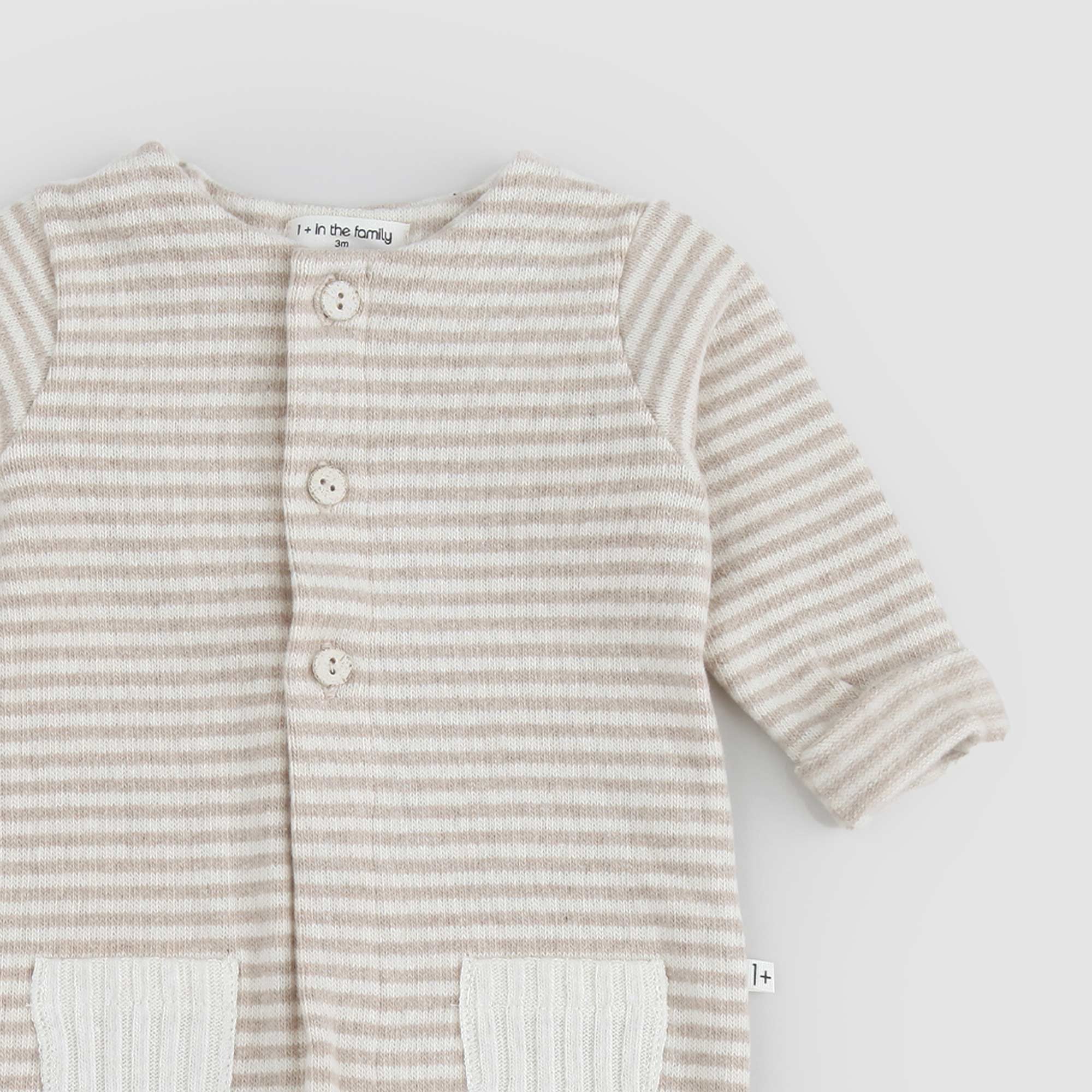 Tutina lunga Adria beige e panna - annameglio.com abbigliamento moda