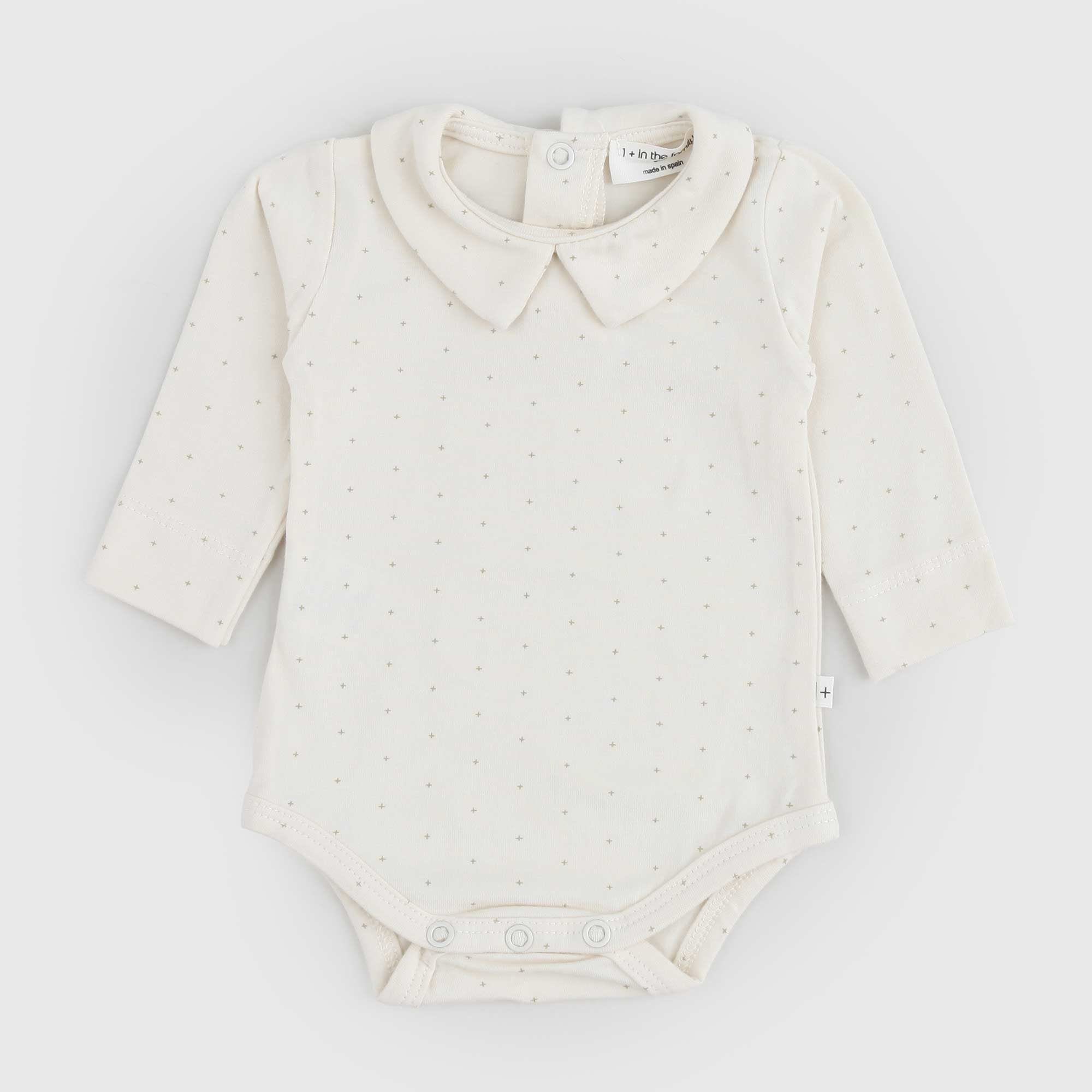 Body maniche lunghe Marisa Panna con microstelle - annameglio.com abbigliamento moda