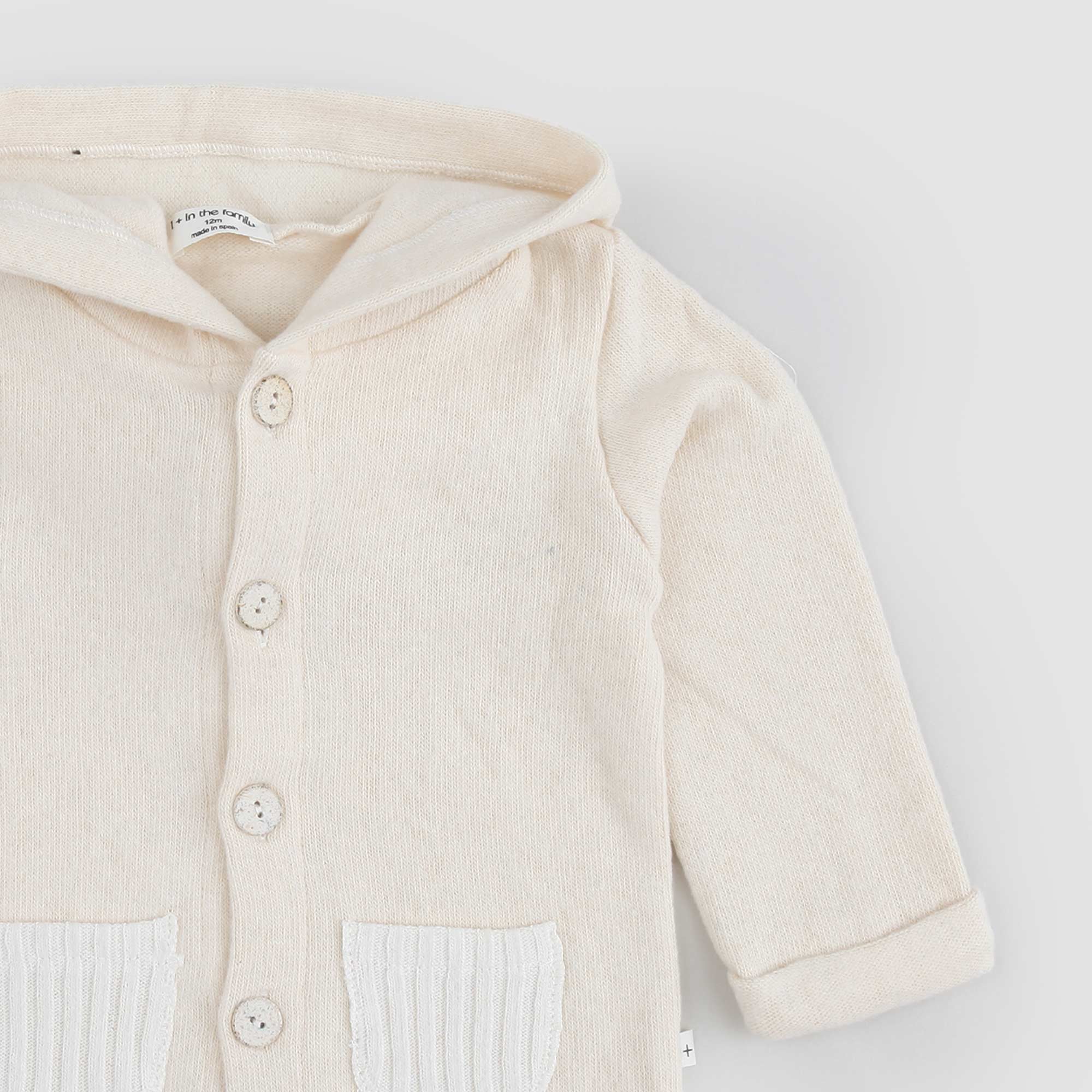 Cardigan con cappuccio CESC panna - annameglio.com abbigliamento moda