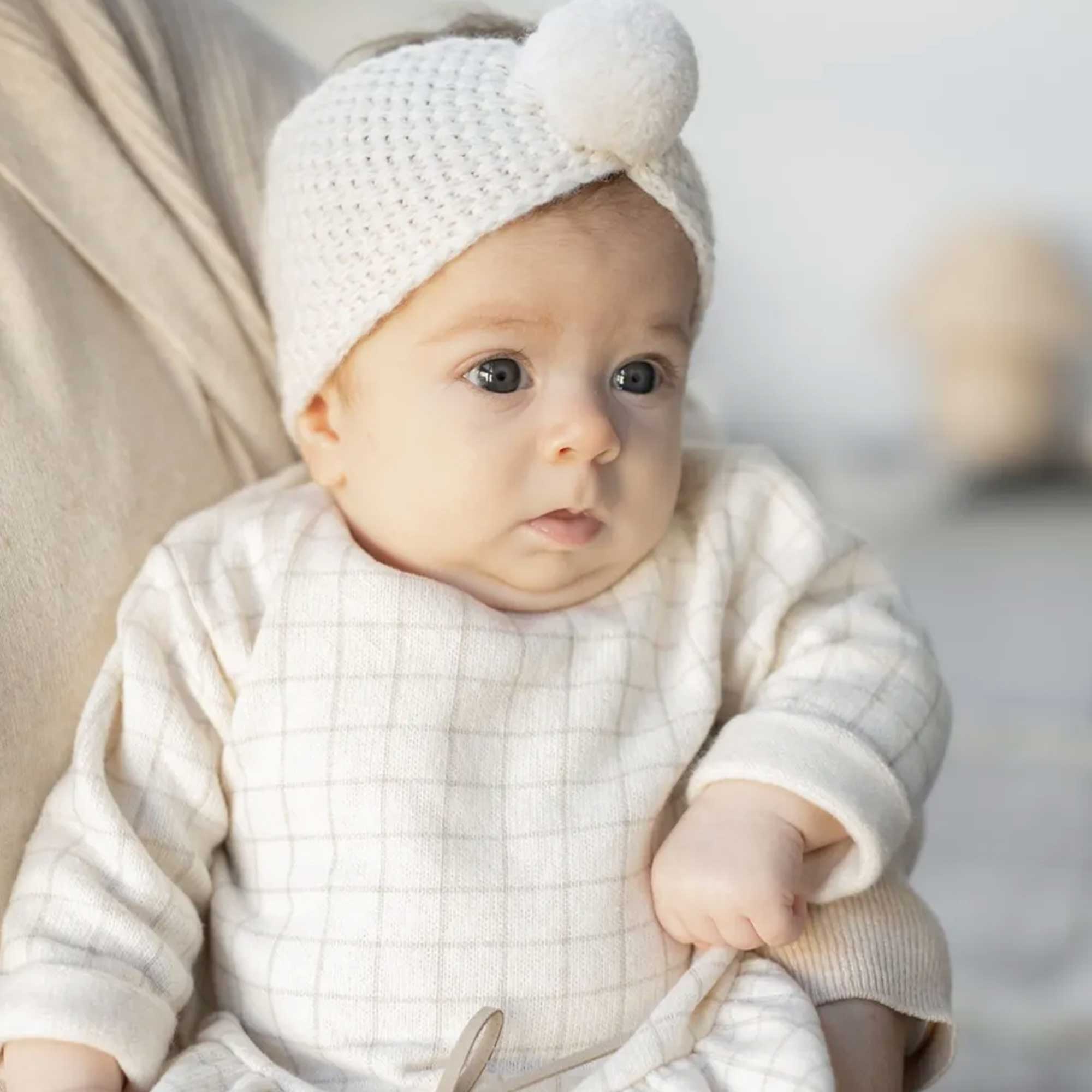 Abito beige a quadretti per neonata - annameglio.com abbigliamento moda