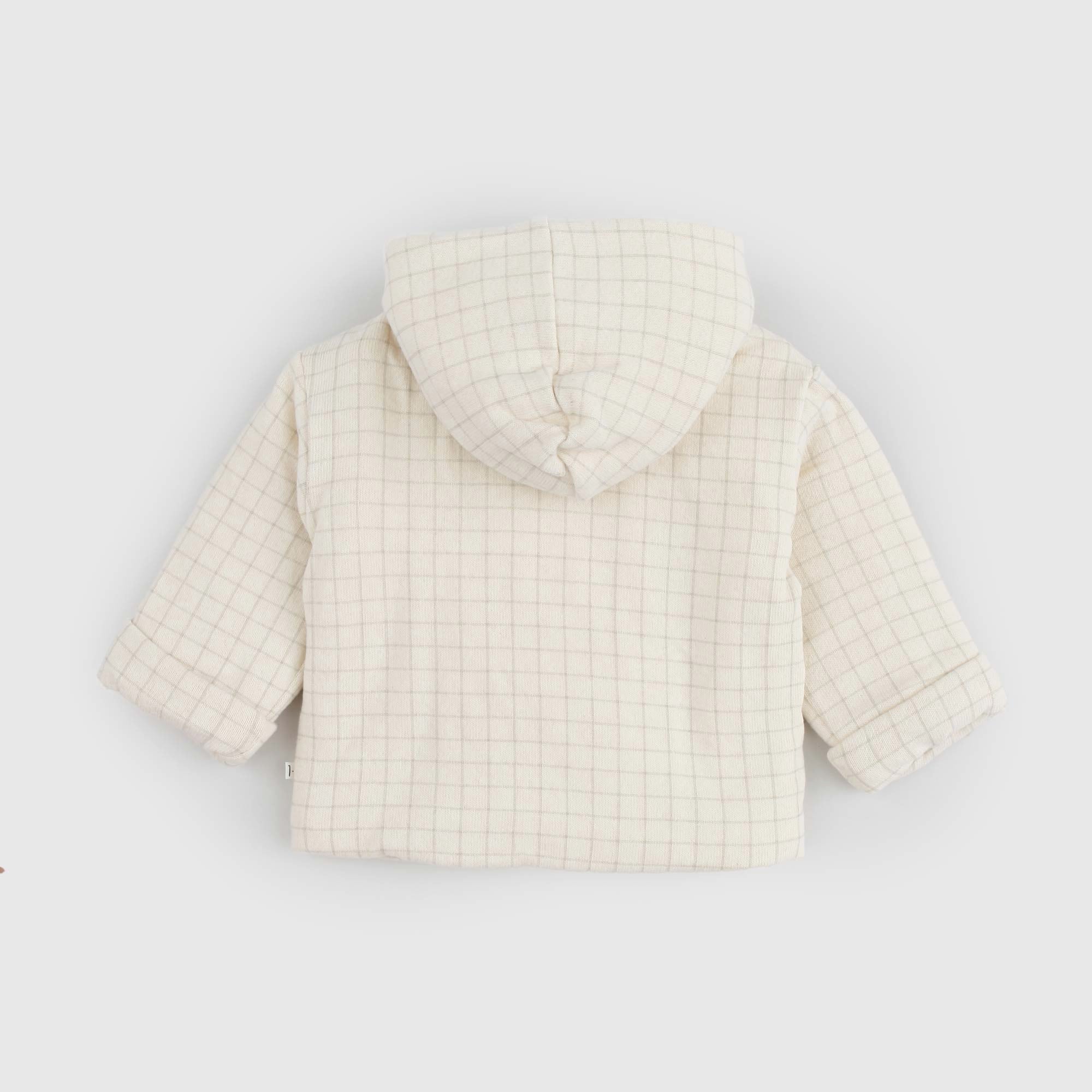 Cappotto doppiopetto ARTUR panna a quadri - annameglio.com abbigliamento moda