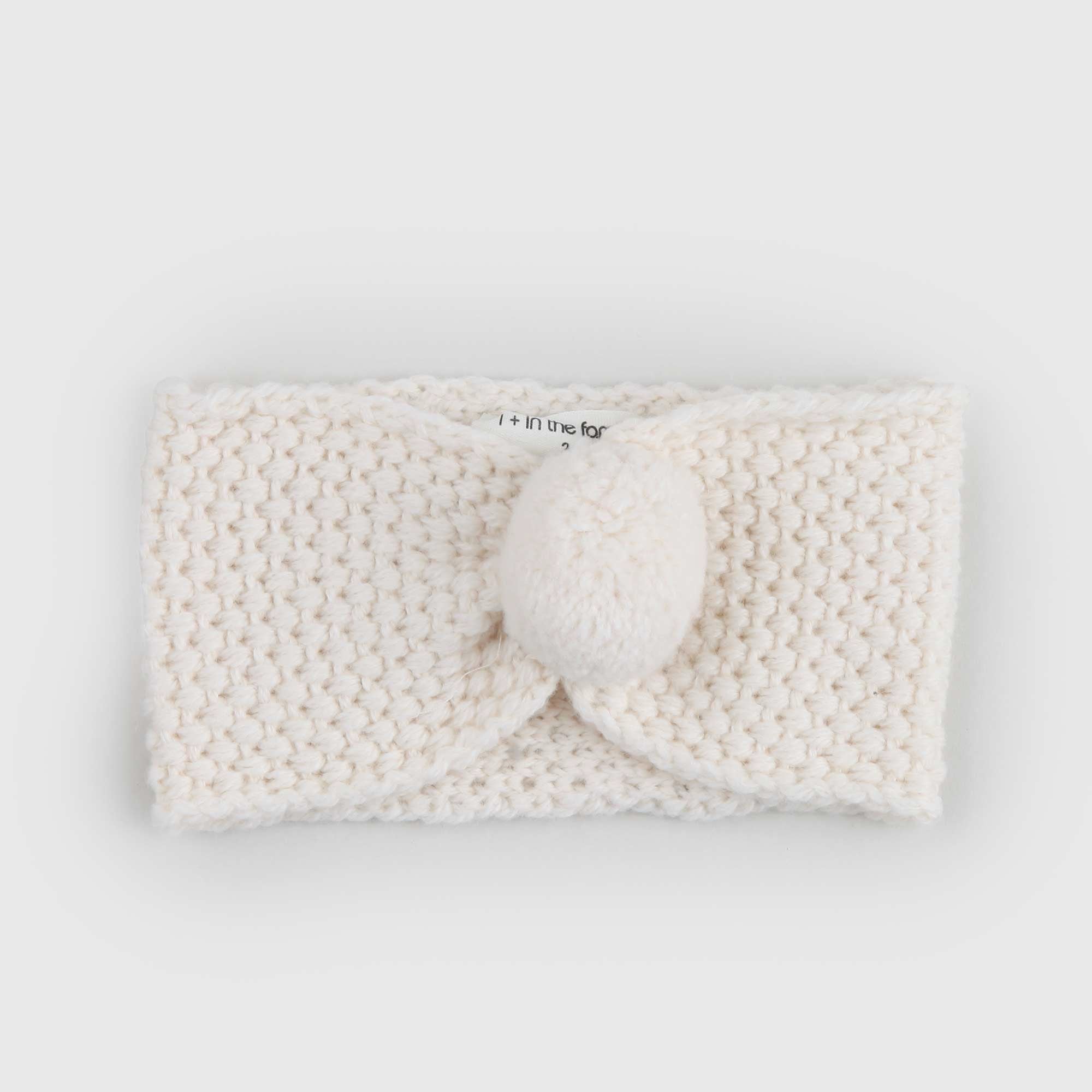 Baby fascia in lana merino ponpon panna - annameglio.com abbigliamento moda