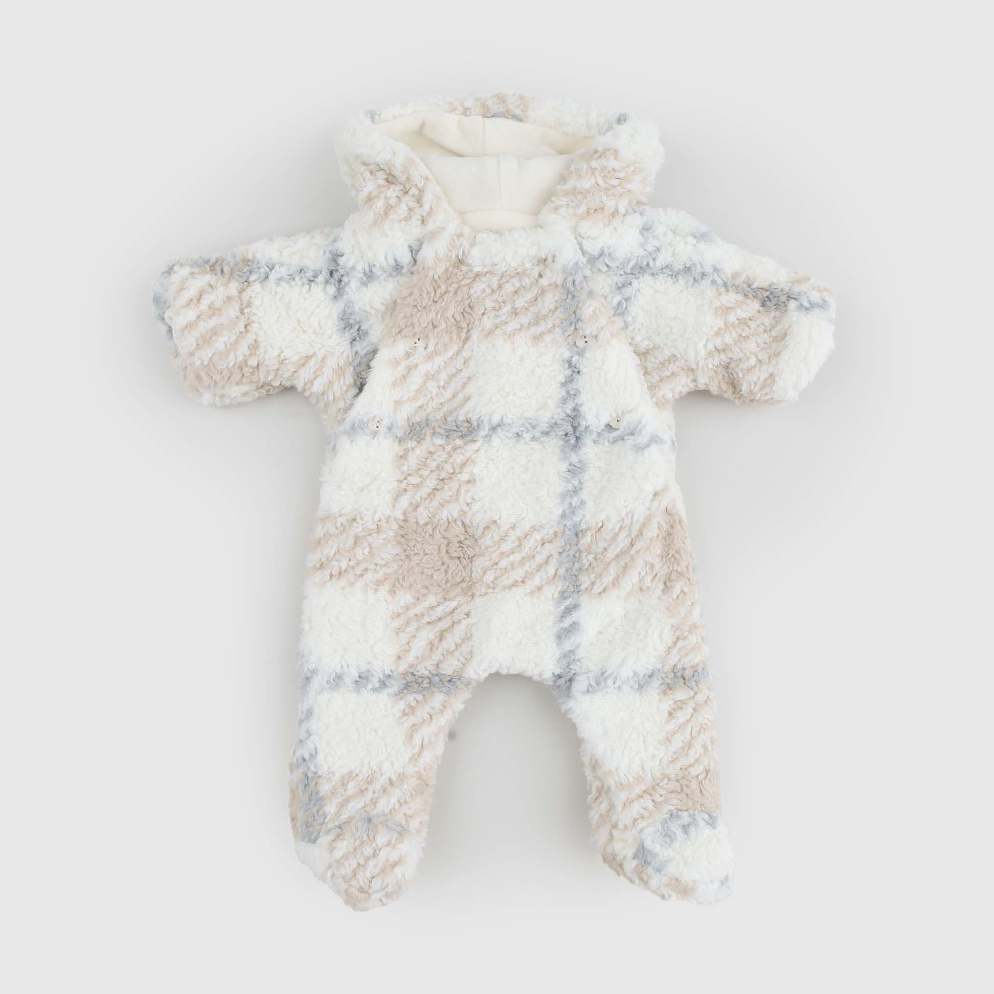 Tutina ecopelliccia a quadri CUGAT - annameglio.com abbigliamento moda