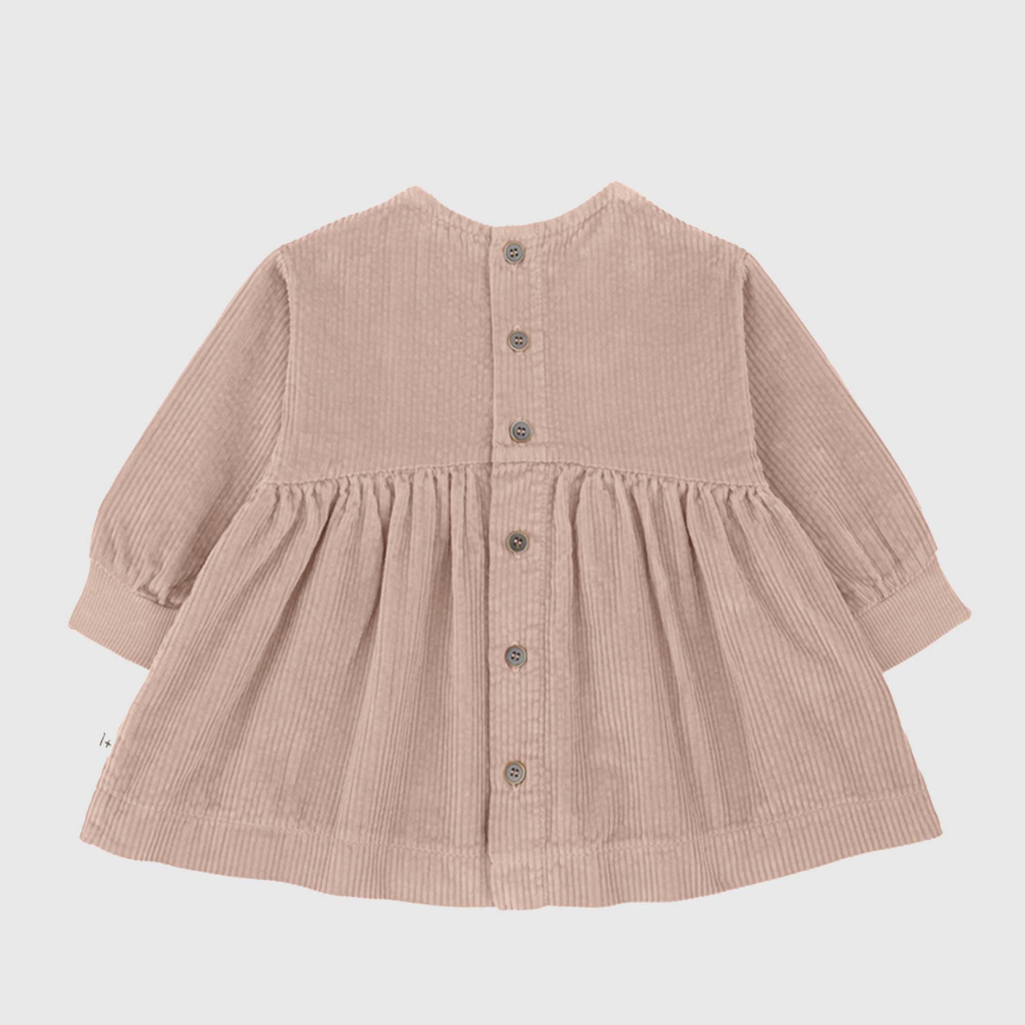 Abito Cristina In Velluto A Coste rosa antico - annameglio.com abbigliamento moda