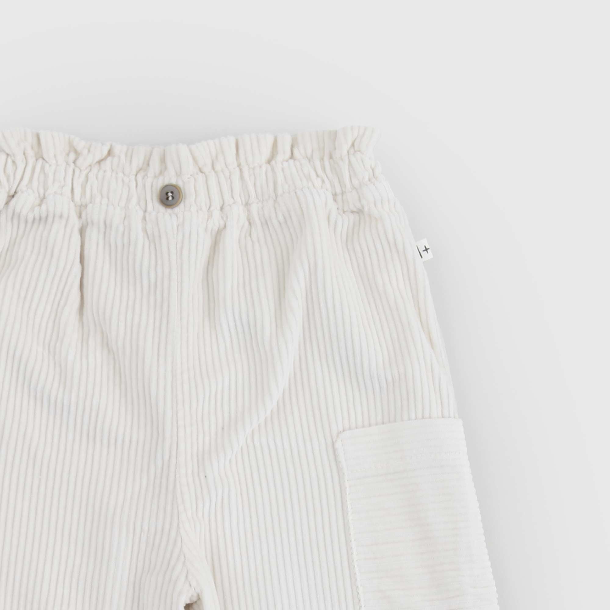 Pantalone In Velluto A Coste Virginia bianco - annameglio.com abbigliamento moda