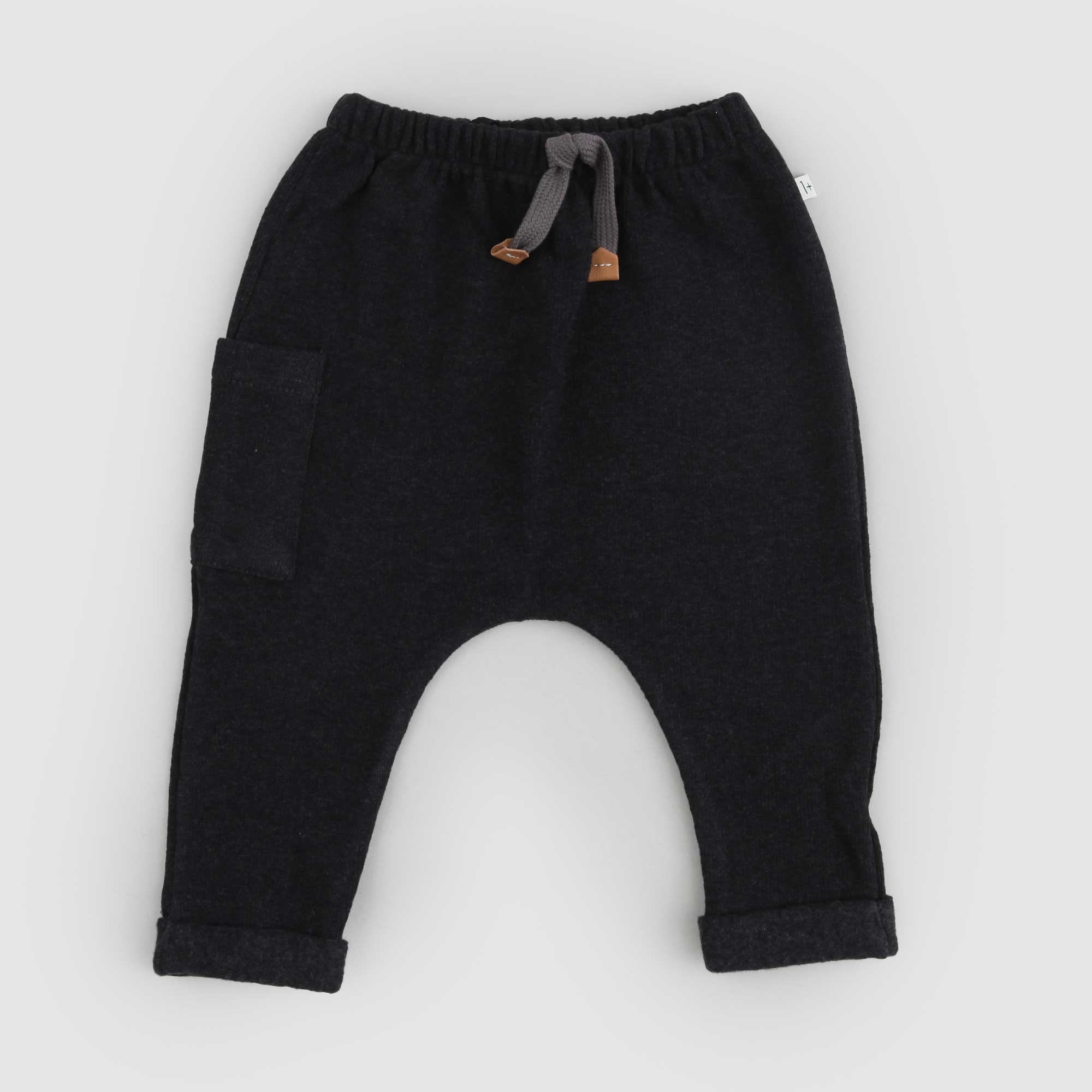 Pantaloni in felpa nera per neonato - annameglio.com abbigliamento moda