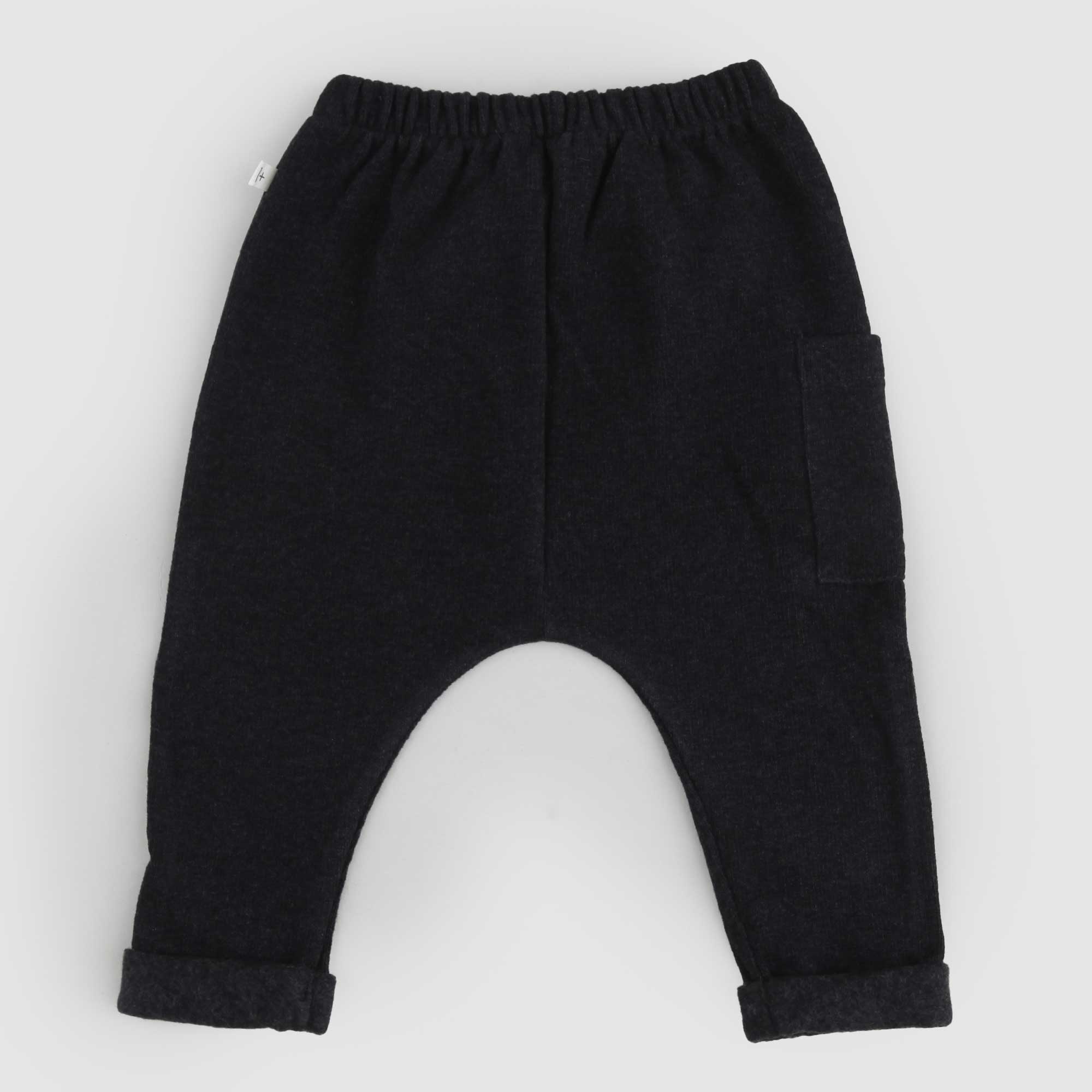 Pantaloni in felpa nera per neonato - annameglio.com abbigliamento moda