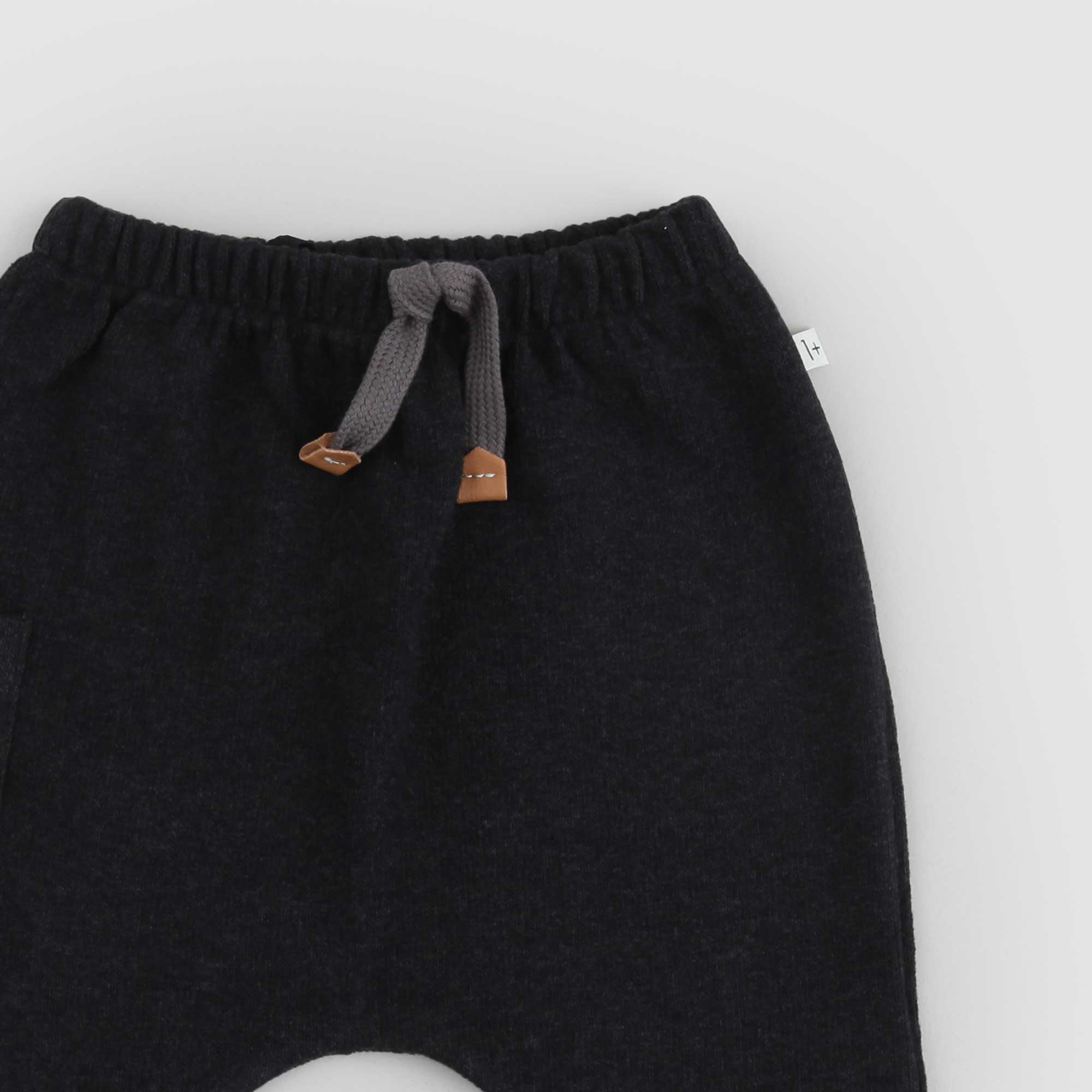 Pantaloni in felpa nera per neonato - annameglio.com abbigliamento moda