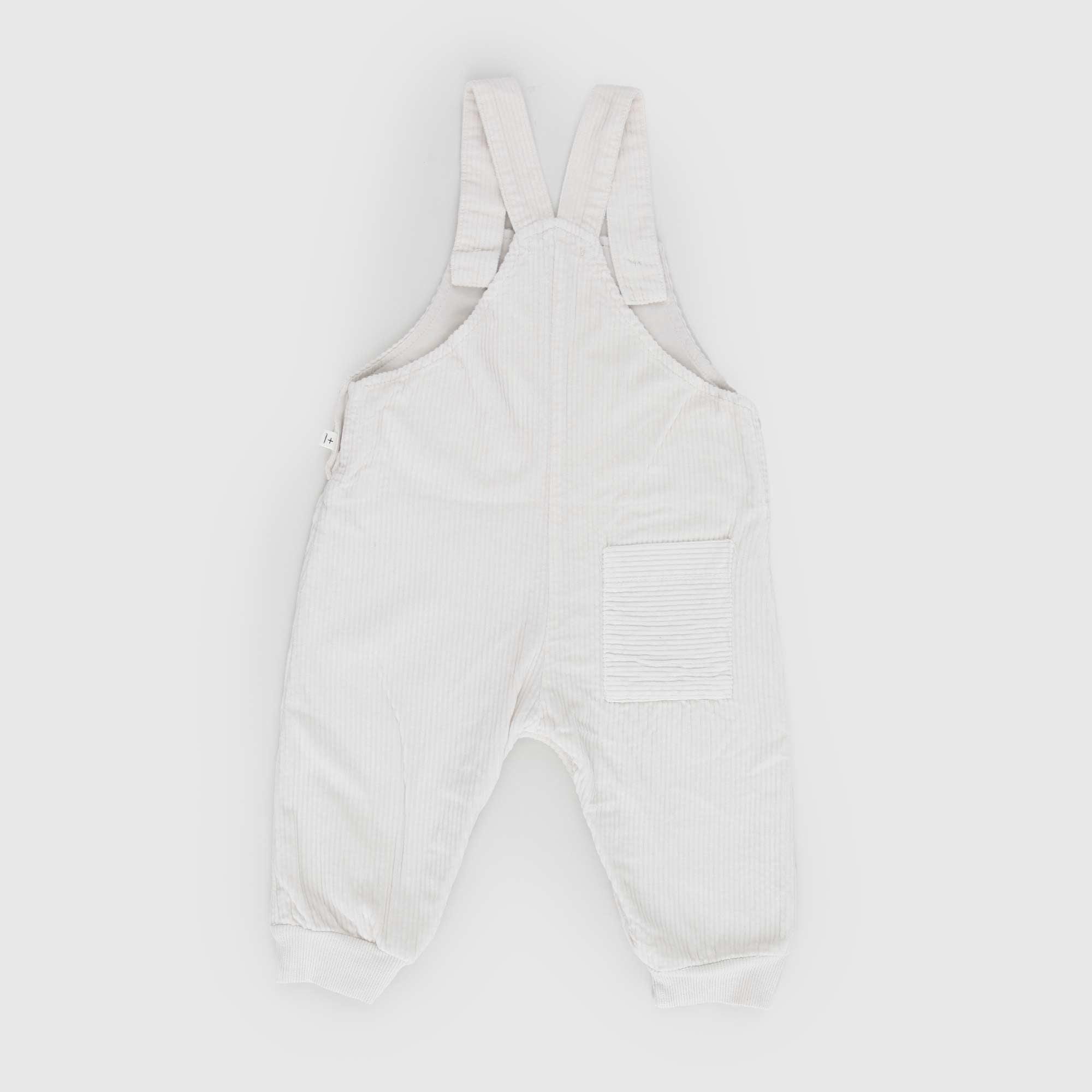 Salopette ADOLF in velluto a coste bianco - annameglio.com abbigliamento moda