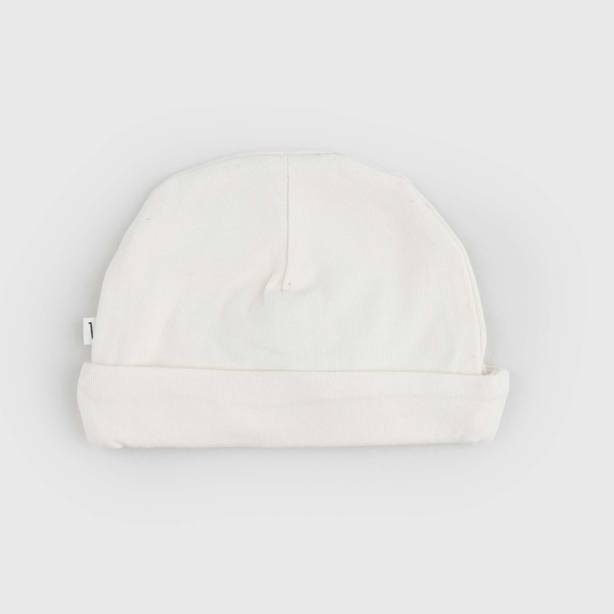 Cuffia Monocromatica Beige Per Neonato - annameglio.com abbigliamento moda