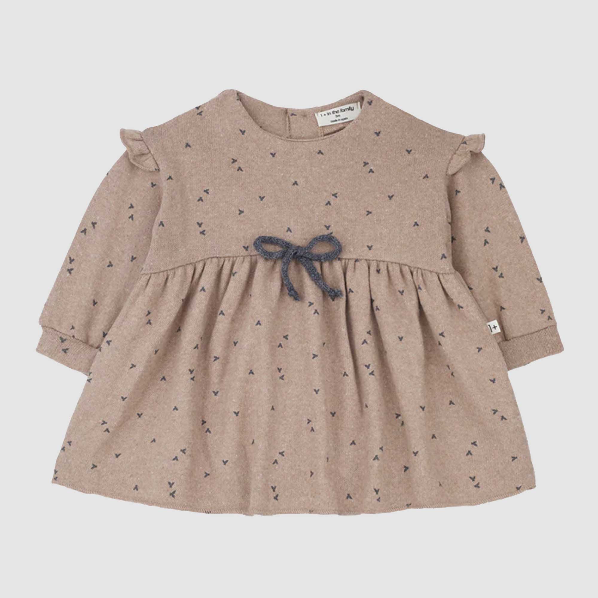 Abito in Maglia Rosa con Fiocco Decorativo - annameglio.com abbigliamento moda