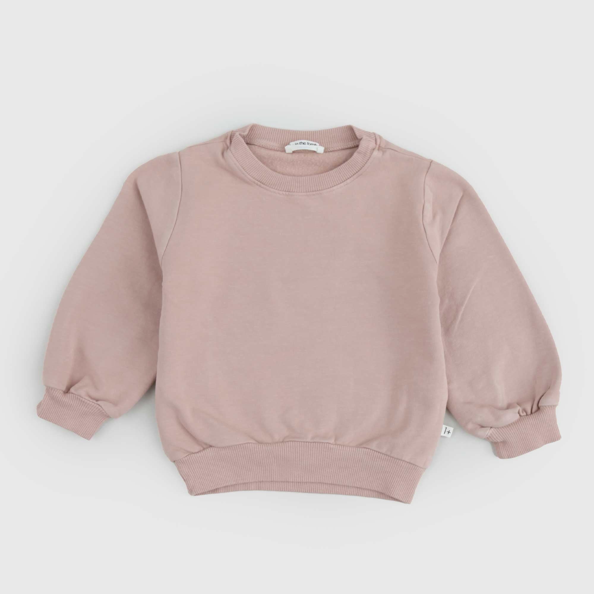 Felpa Rosa Antico One more in the family - annameglio.com abbigliamento moda