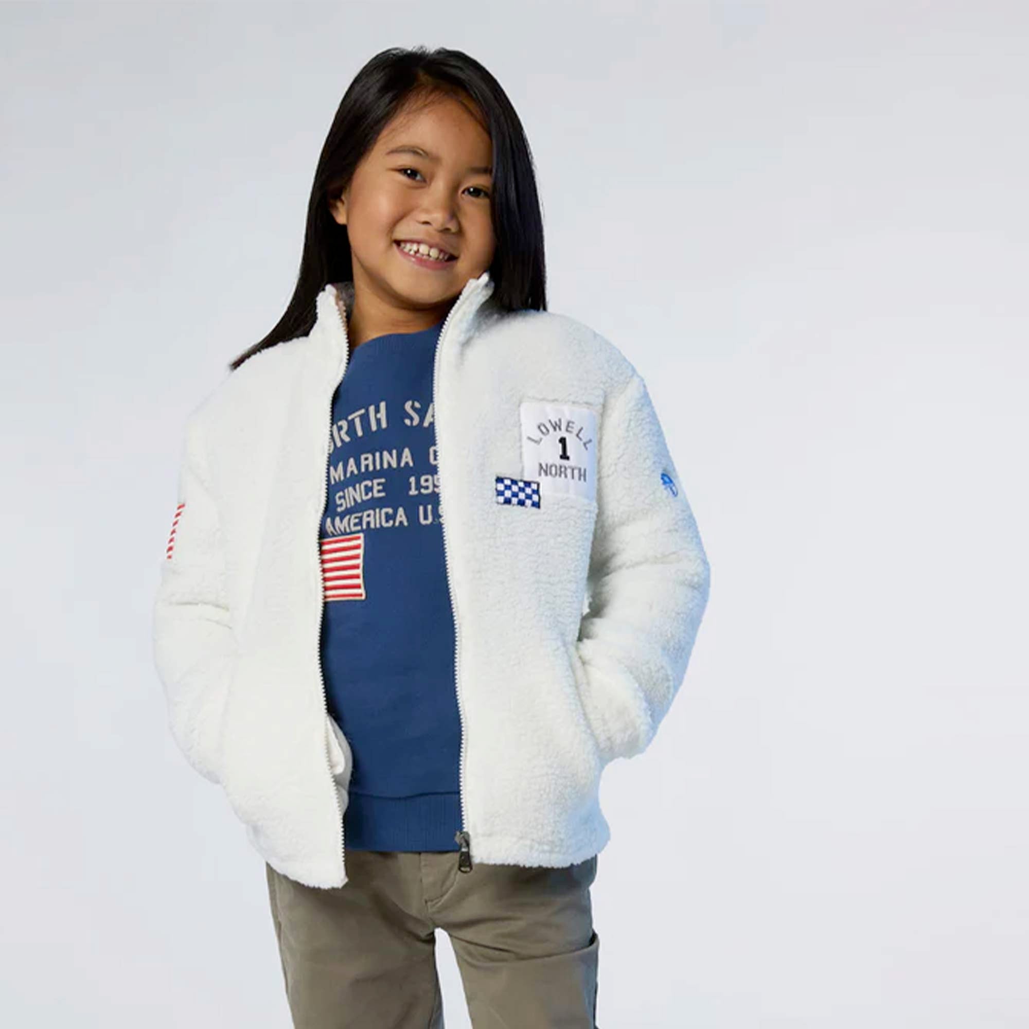 Felpa Latte Firmata NORTH SAILS - annameglio.com abbigliamento moda