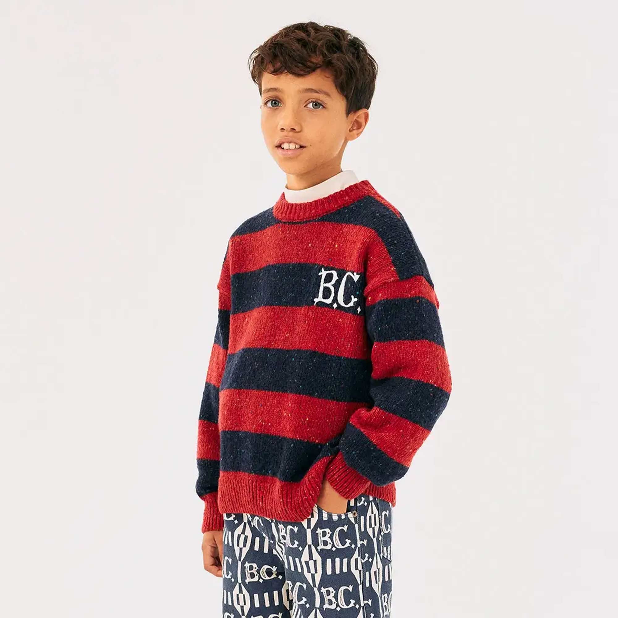 Pullover a Righe Blu e Rosso - annameglio.com abbigliamento moda