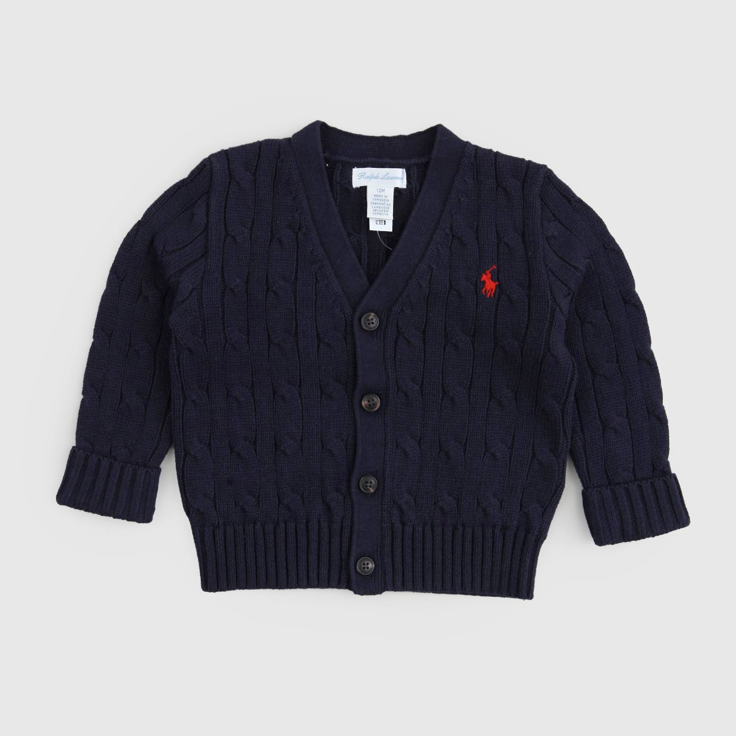 Maglioncino blu baby e chiusura a bottoni - annameglio.com abbigliamento moda