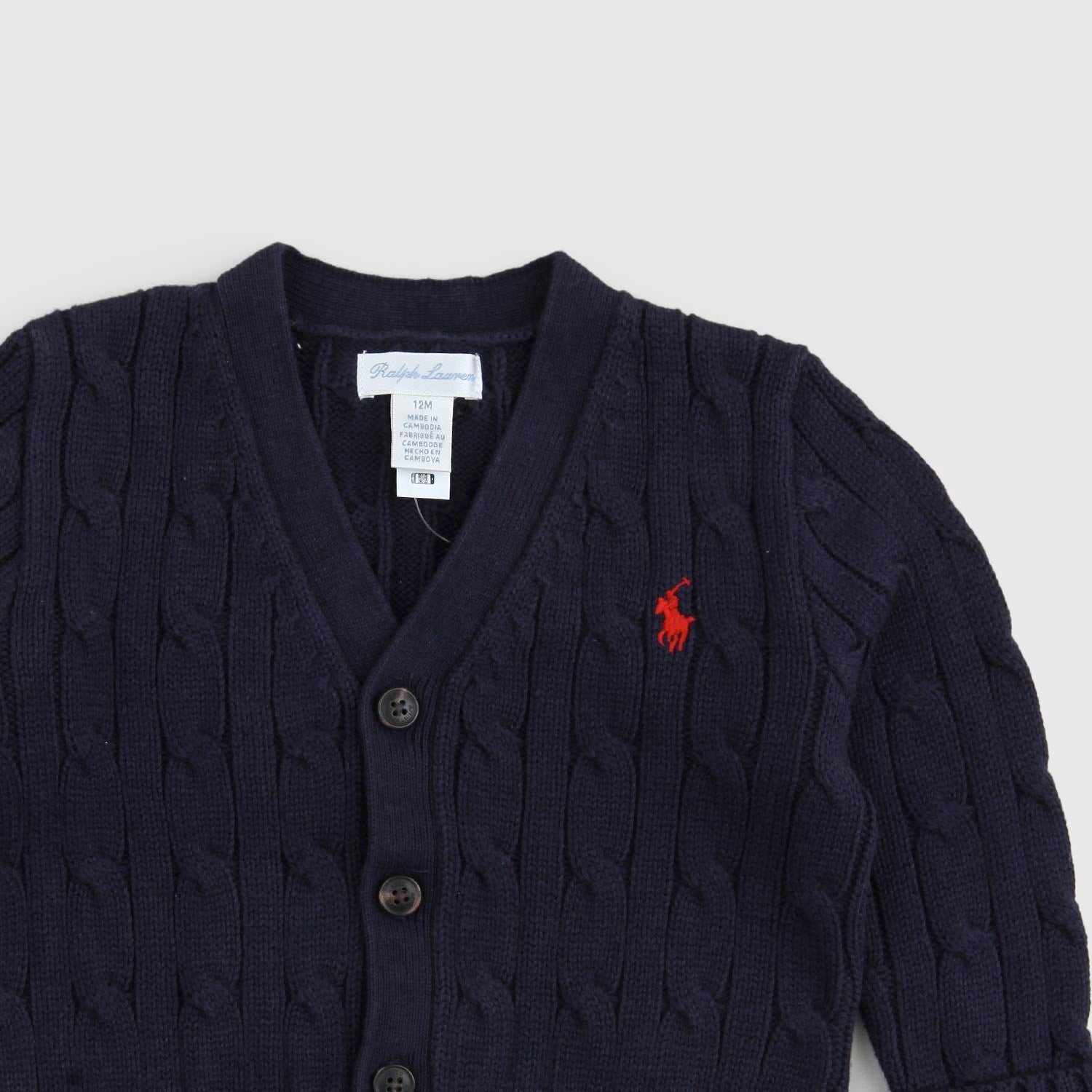 Maglioncino blu baby e chiusura a bottoni - annameglio.com abbigliamento moda