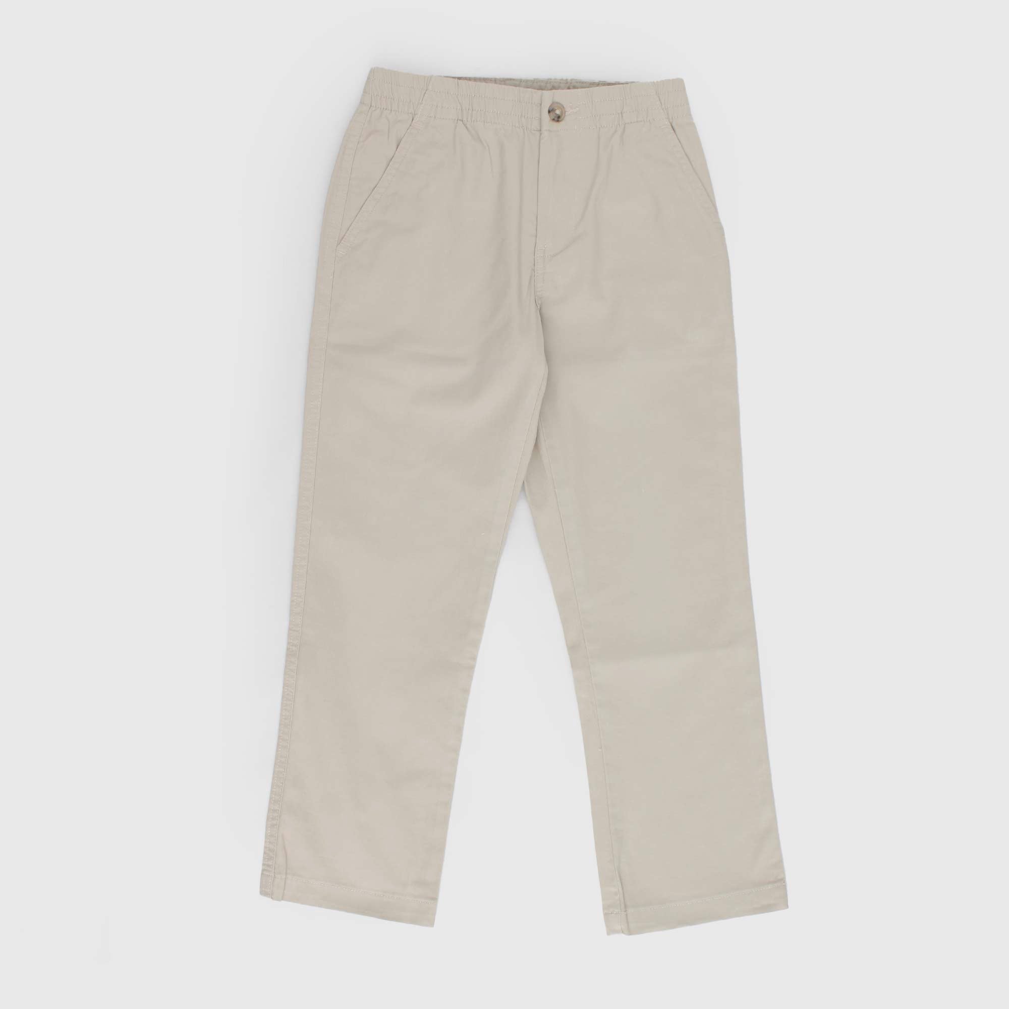 Pantaloni beige con vita elasticizzata - annameglio.com abbigliamento moda