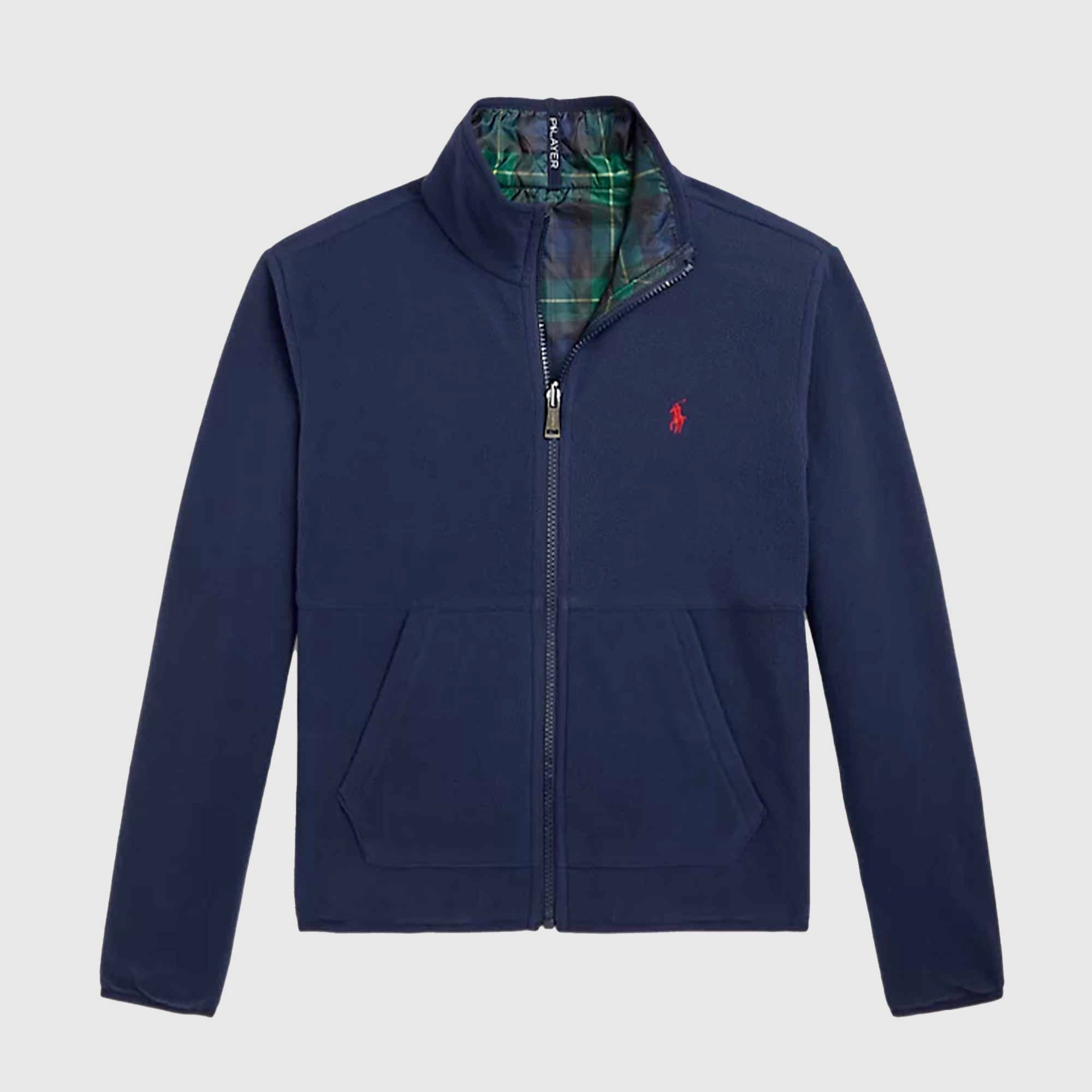 Pile reversibile blu firmato Ralph Lauren - annameglio.com abbigliamento moda