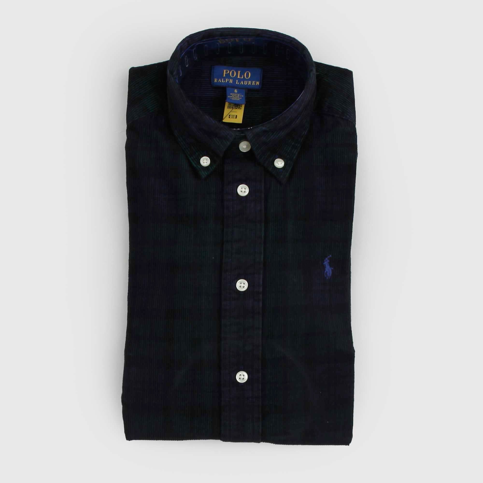 Camicia In Mille Righe In Velluto Scozzese - annameglio.com abbigliamento moda