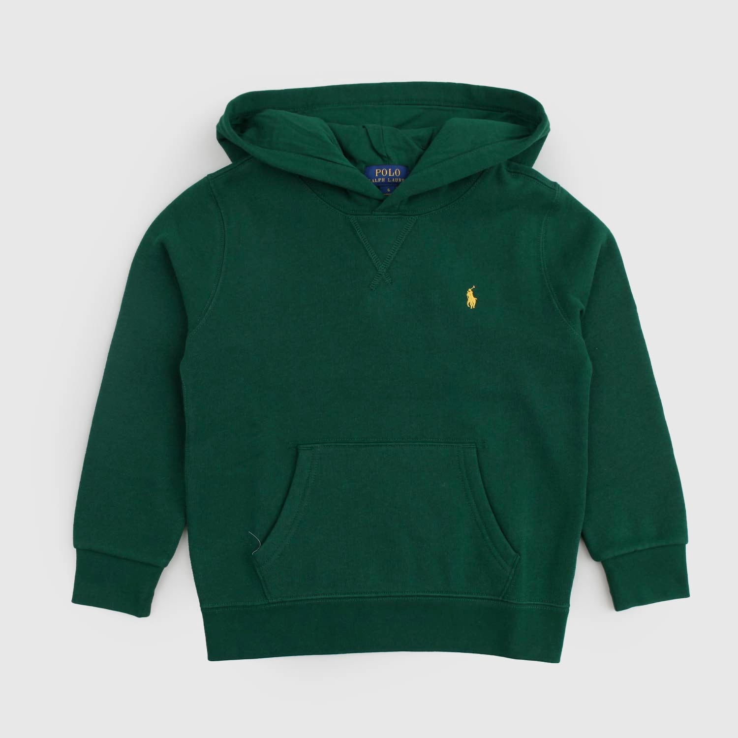 Felpa unisex verde Con Cappuccio E Logo giallo - annameglio.com abbigliamento moda