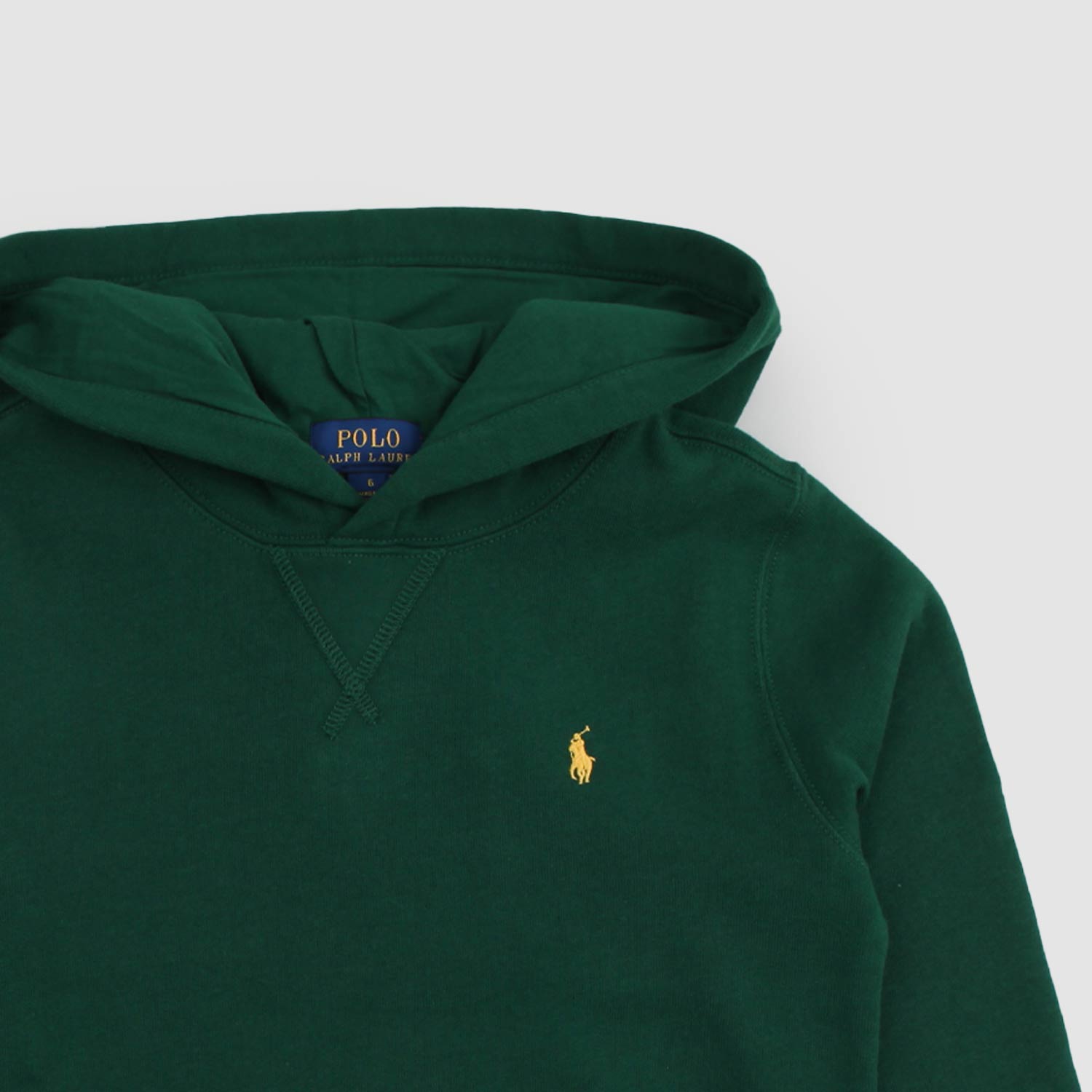 Felpa unisex verde Con Cappuccio E Logo giallo - annameglio.com abbigliamento moda