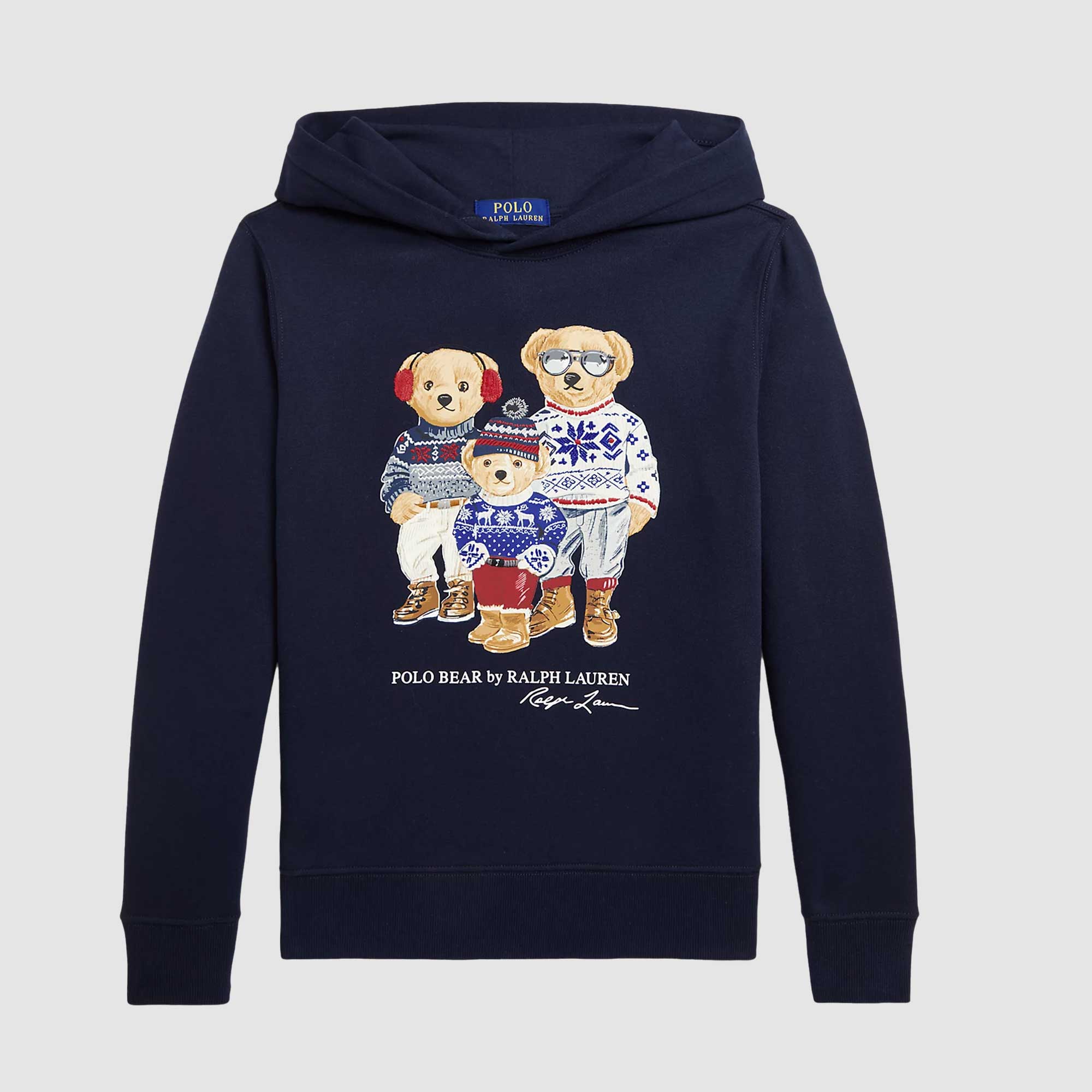 Felpa blu con cappuccio RALPH LAUREN - annameglio.com abbigliamento moda