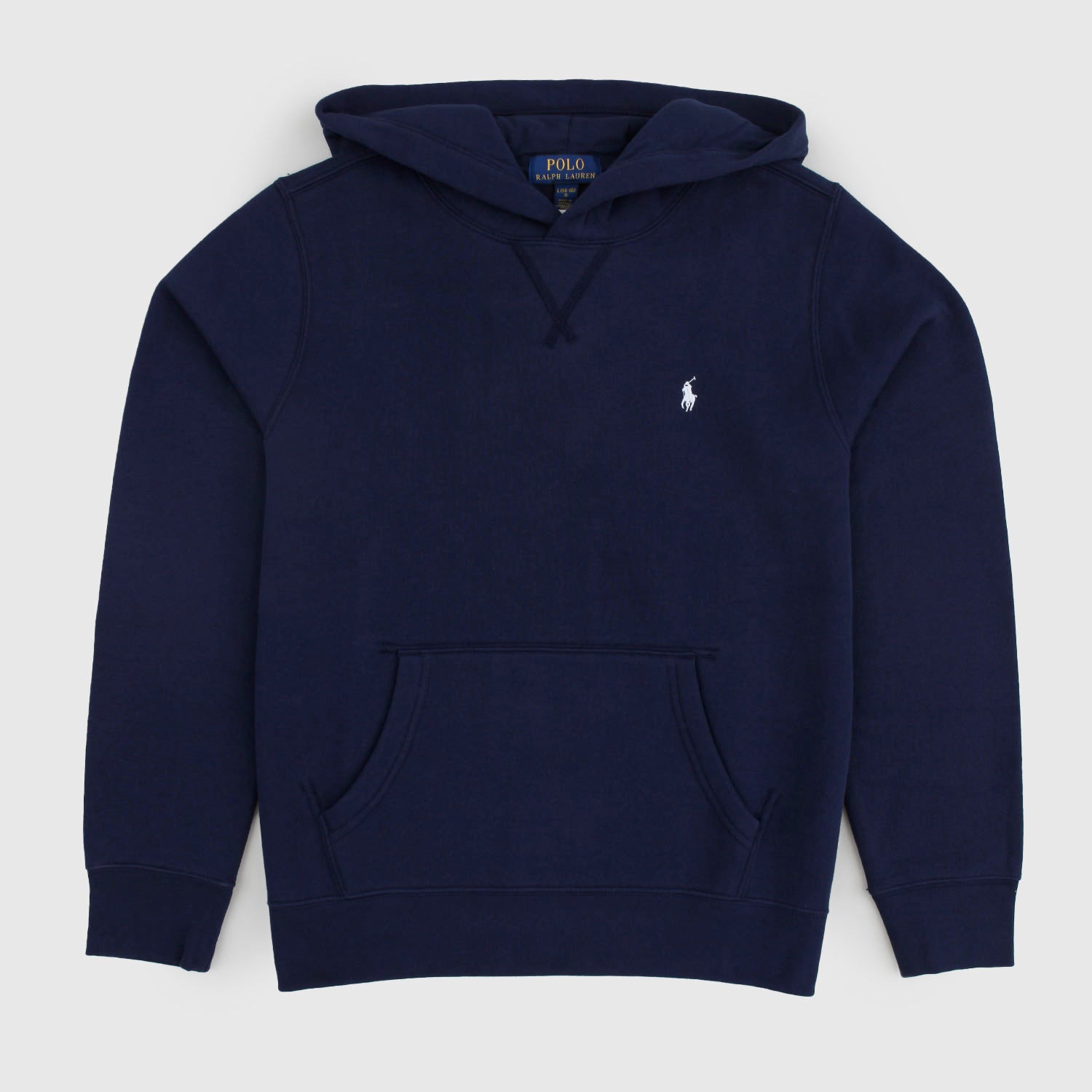 Felpa Ragazzo Blu Navy con cappuccio e logo bianco - annameglio.com abbigliamento moda