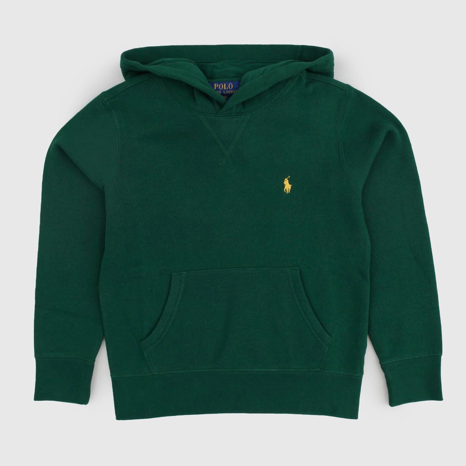 Felpa Ragazzo verde Con Cappuccio E Logo giallo - annameglio.com abbigliamento moda