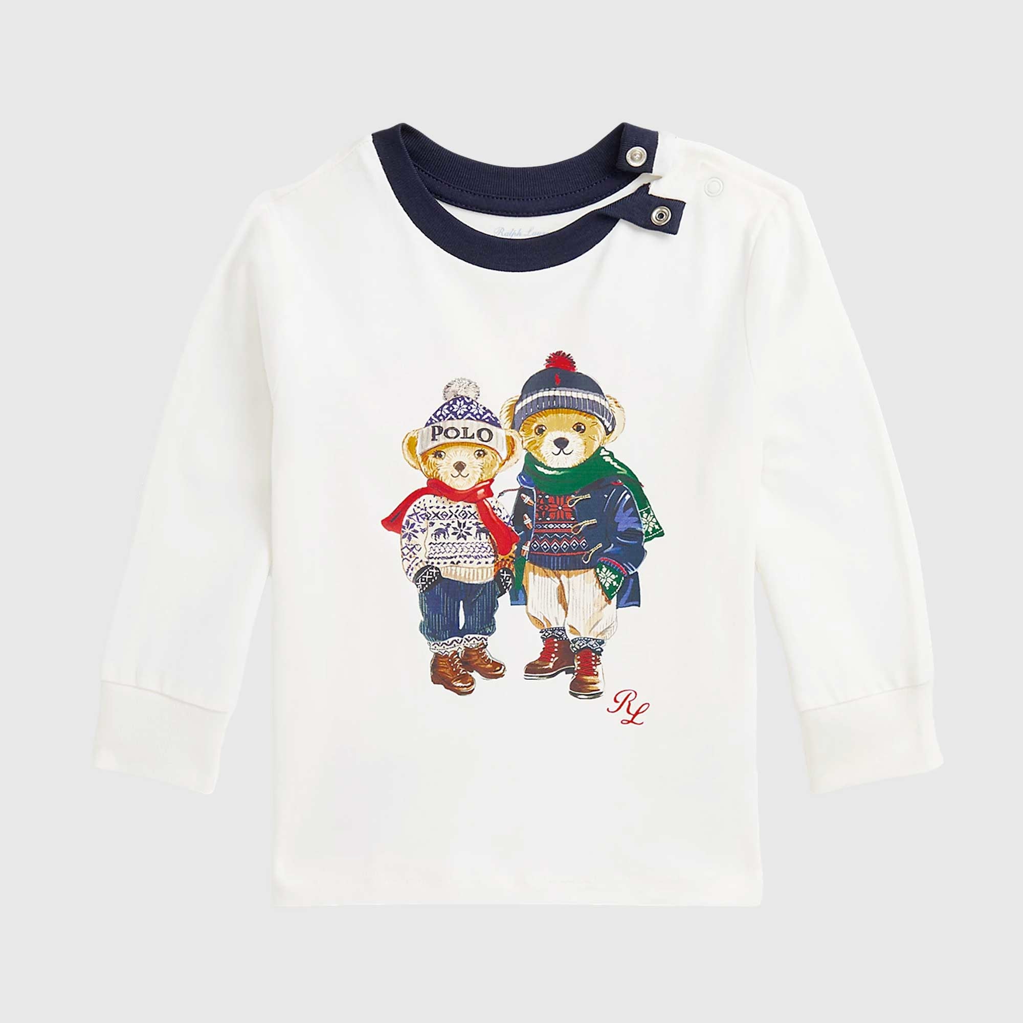 T-shirt latte blu firmata RALPH LAUREN - annameglio.com abbigliamento moda