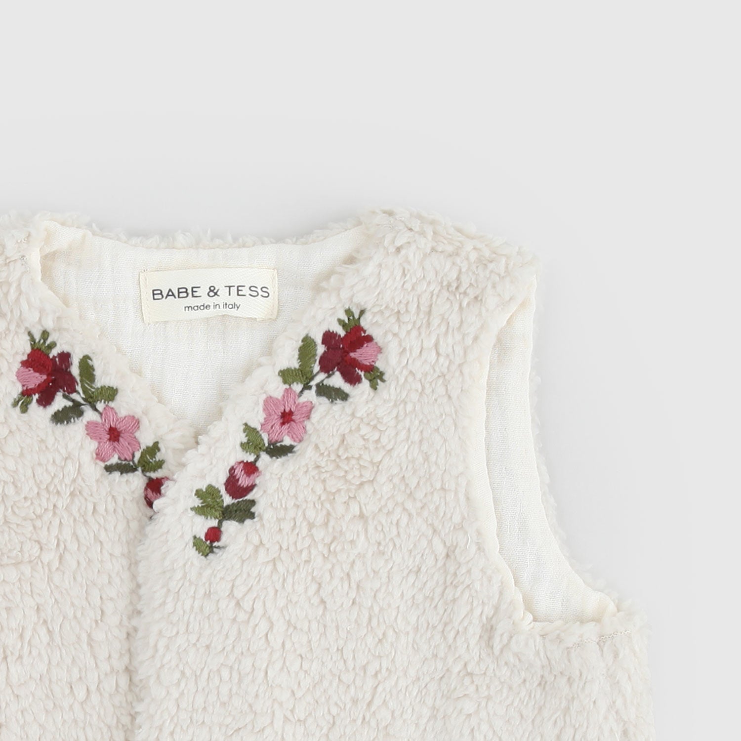 Gilet neonata natural burgundy - annameglio.com abbigliamento moda