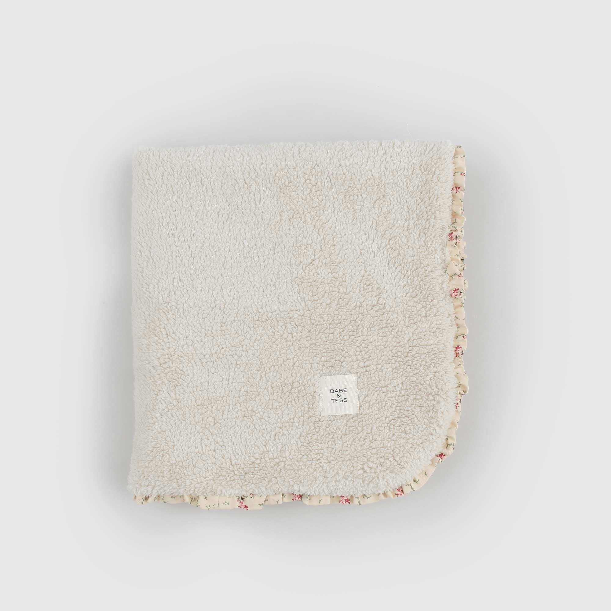 Coperta Beige Felpata BABE & TESS - annameglio.com abbigliamento moda