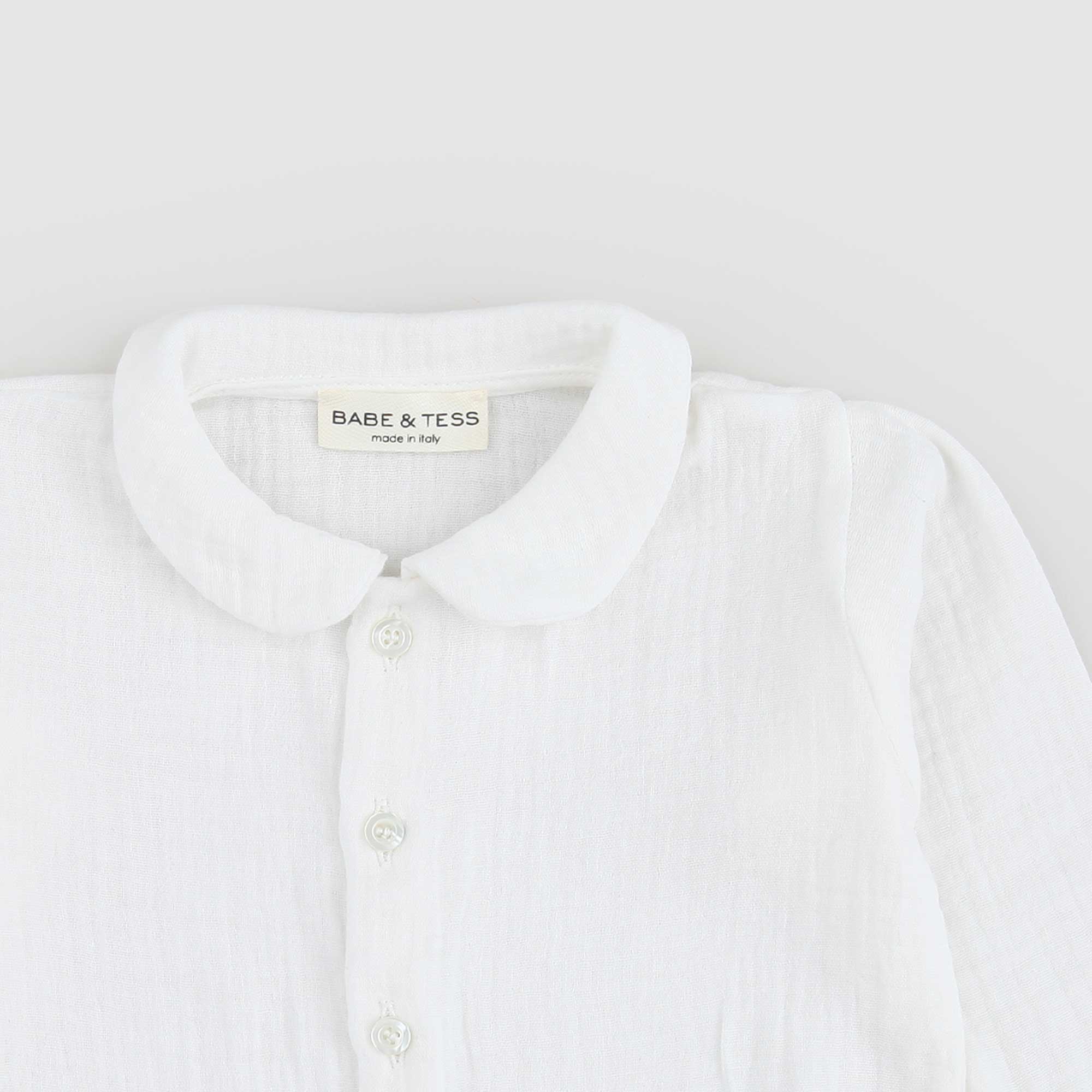 Camicia bianca firmata BABE & TESS - annameglio.com abbigliamento moda
