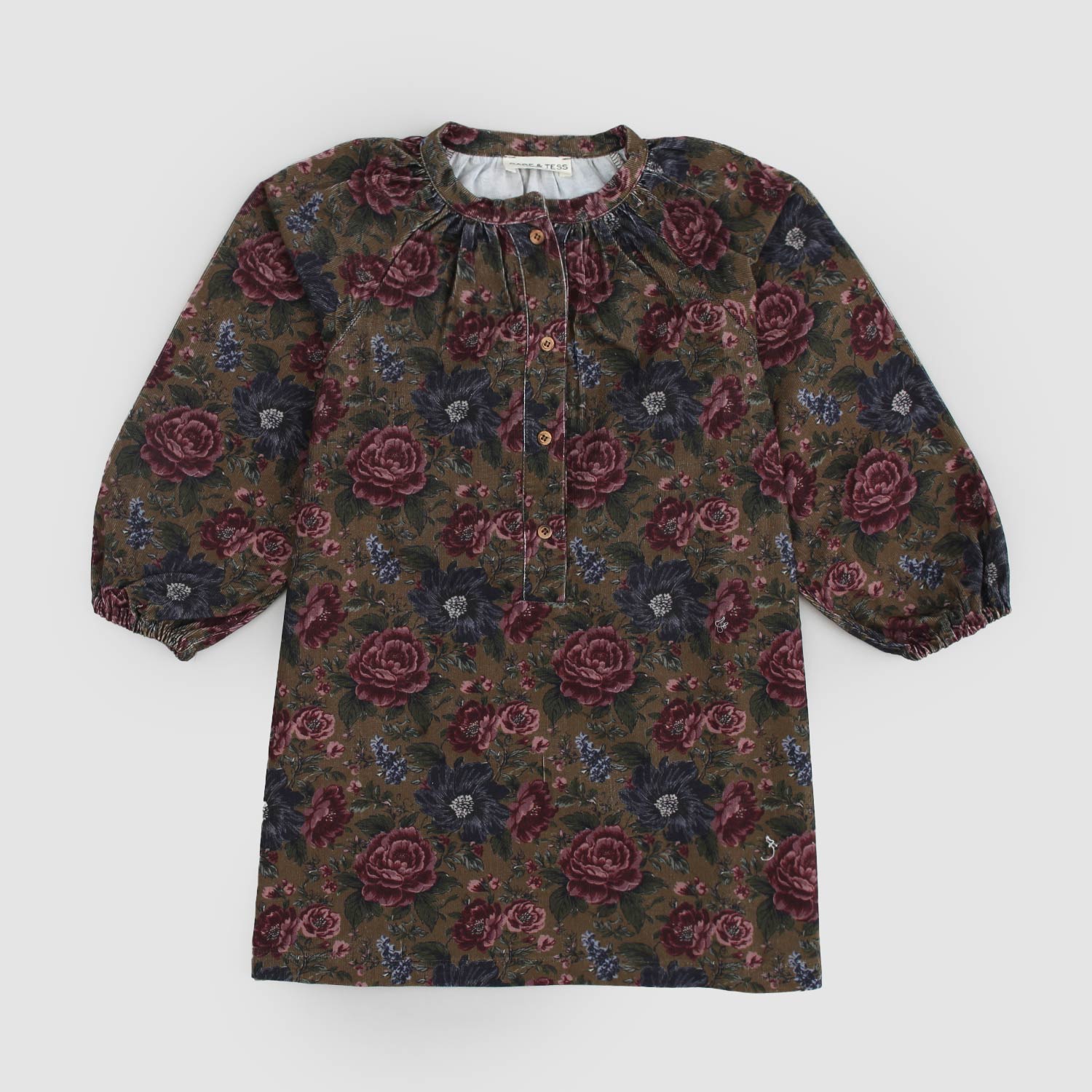 Abito bimba chemisier stampa floreale allover - annameglio.com abbigliamento moda