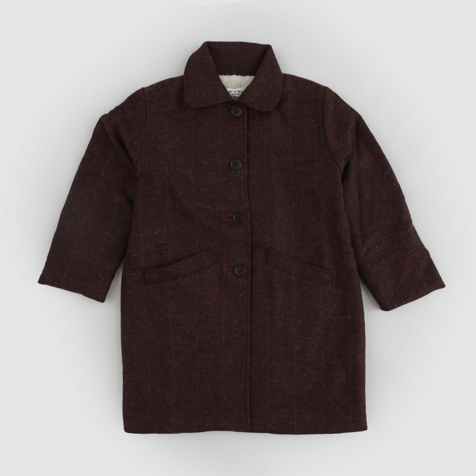 Cappotto Bordeaux firmato BABE & TESS - annameglio.com abbigliamento moda