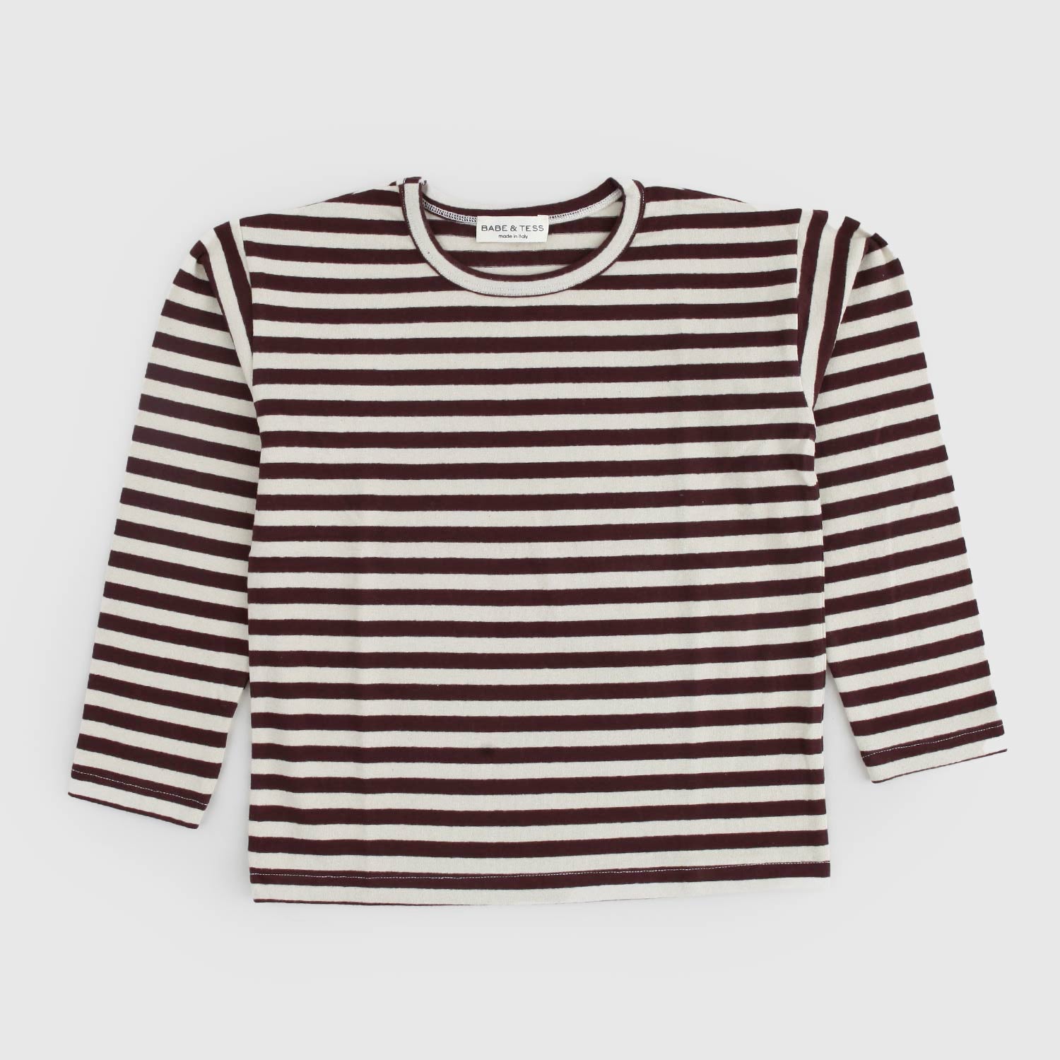 Maglia a righe natural e burgundy - annameglio.com abbigliamento moda